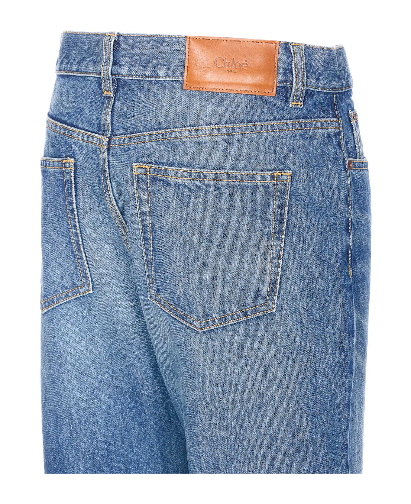 Chloé Straight Denim Jeans - Blue