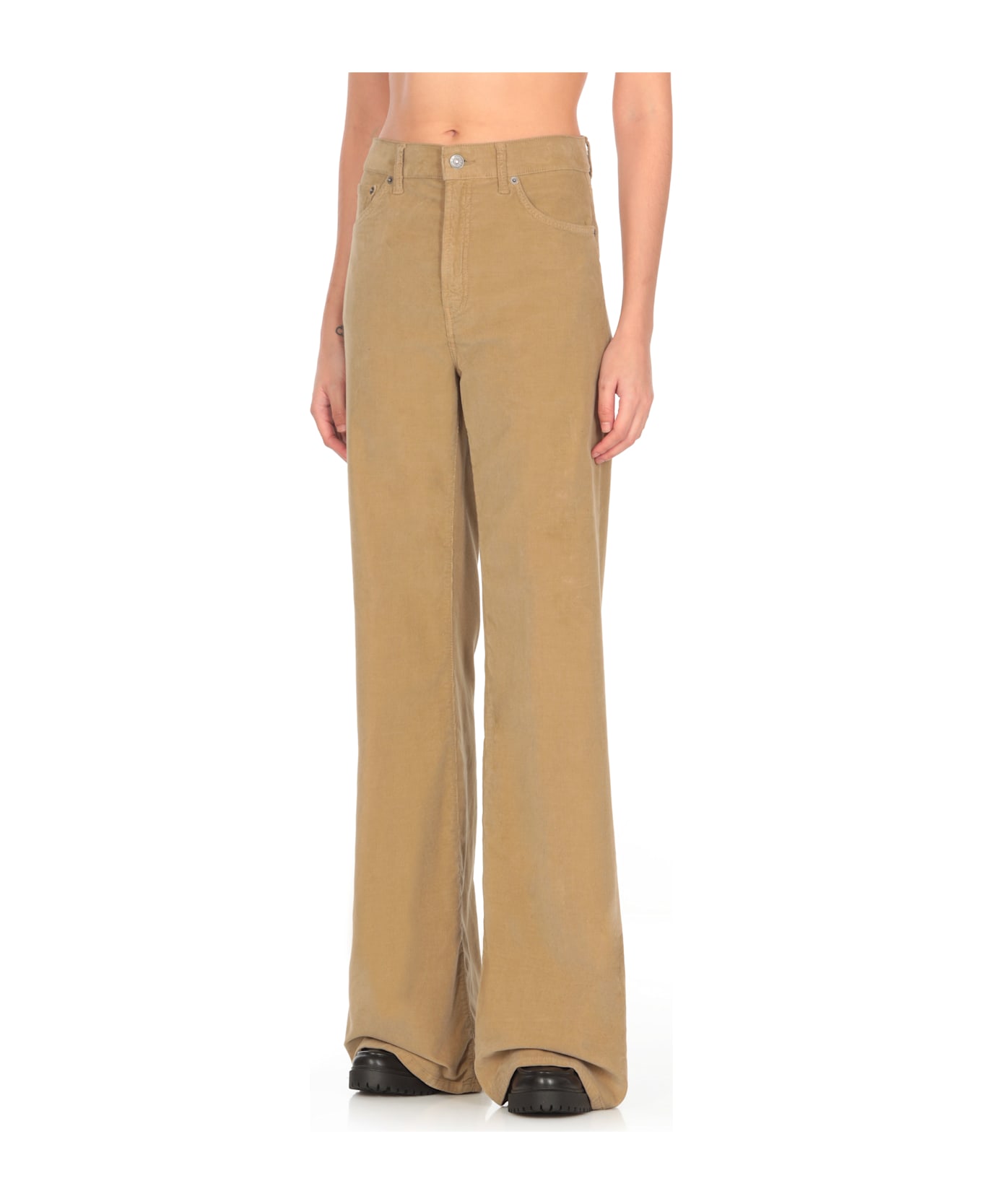 Dondup Amber Trousers - Beige