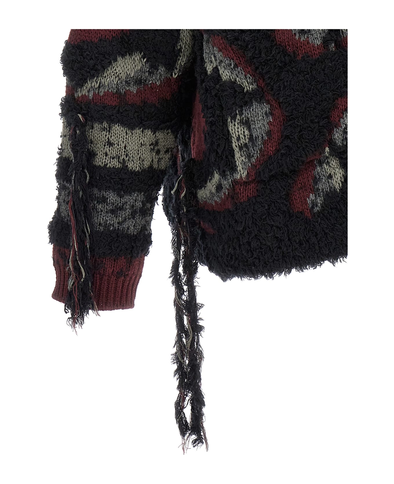 Etro Fringed Oversized Cardigan - Multicolor