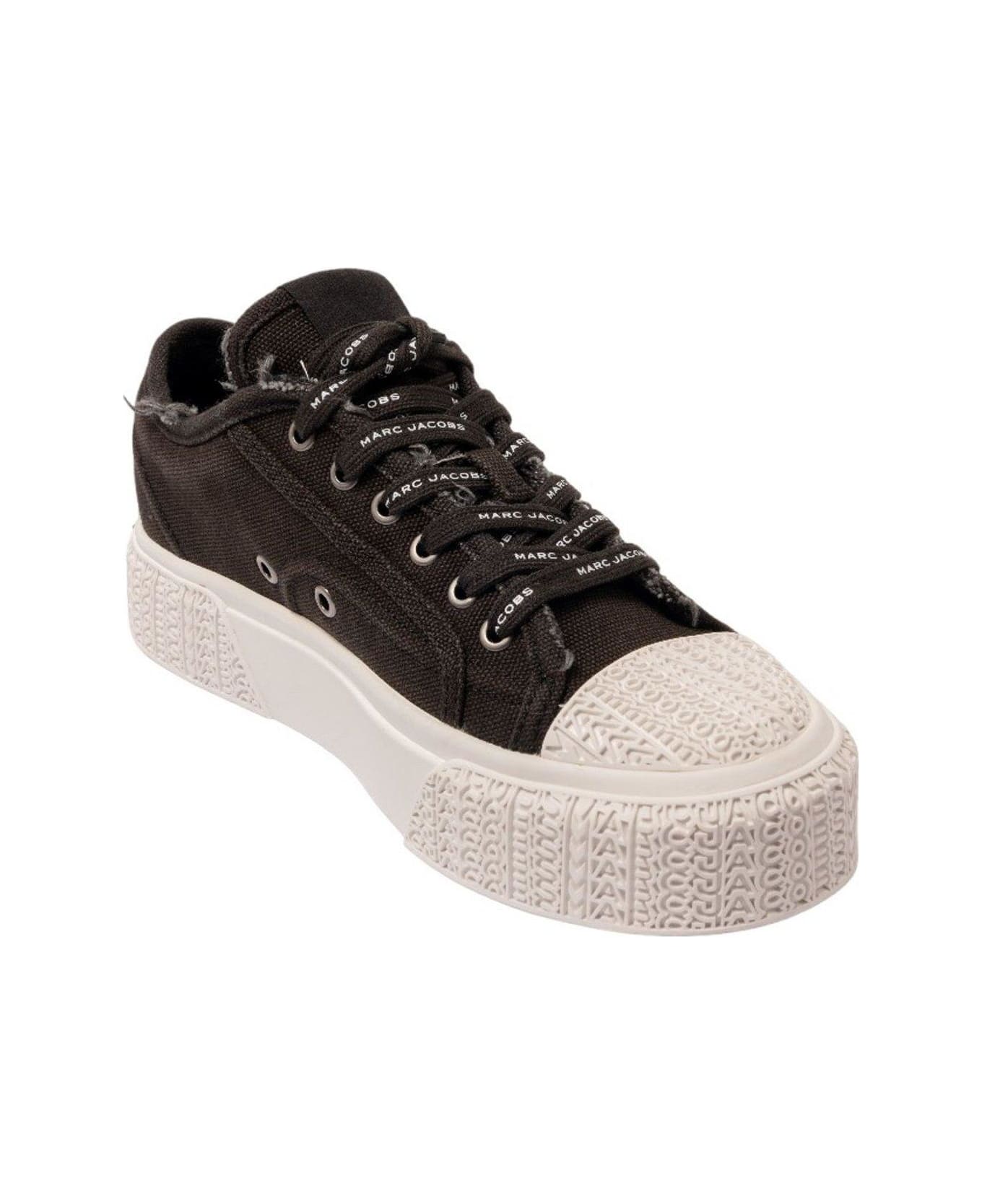 Marc Jacobs Black Tela Sneakers - Black
