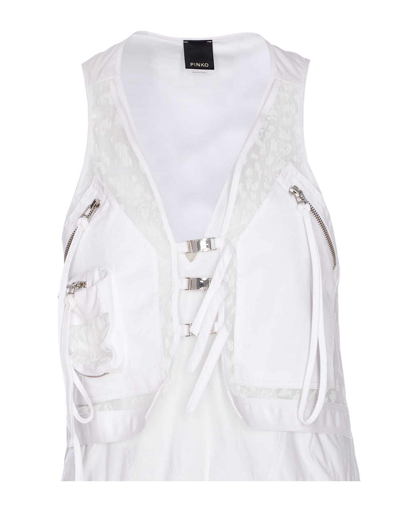 Pinko Benny Dress - White