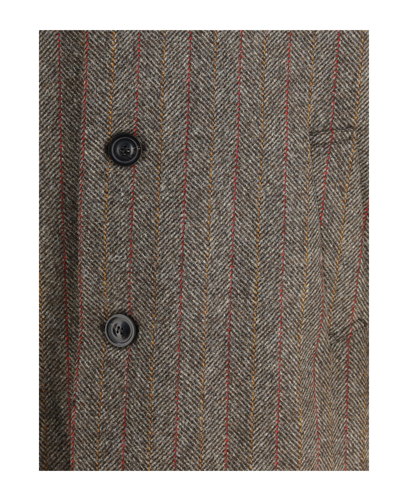 Maison Margiela Single-breasted Wool Coat