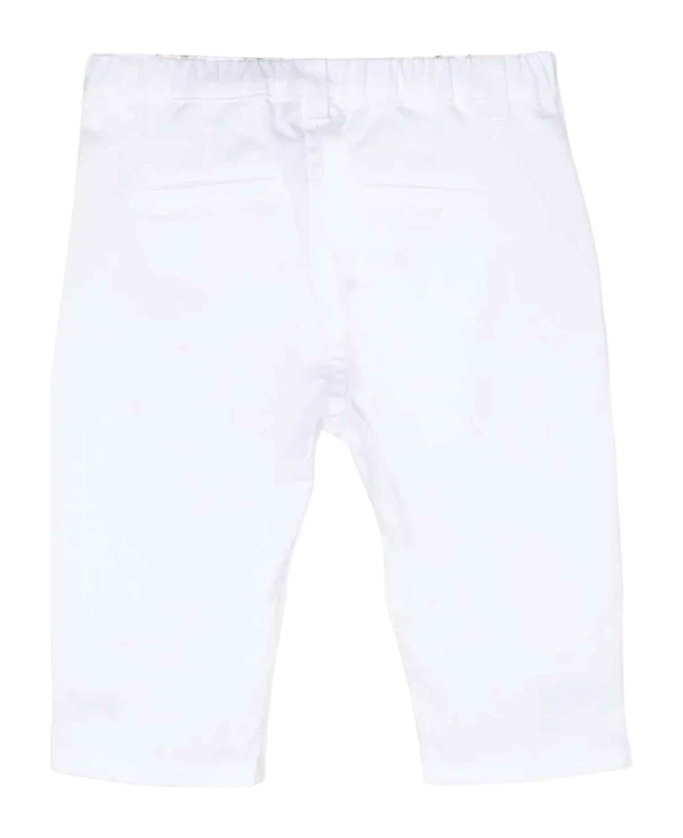 Moschino White Trousers Baby Unisex - Bianco