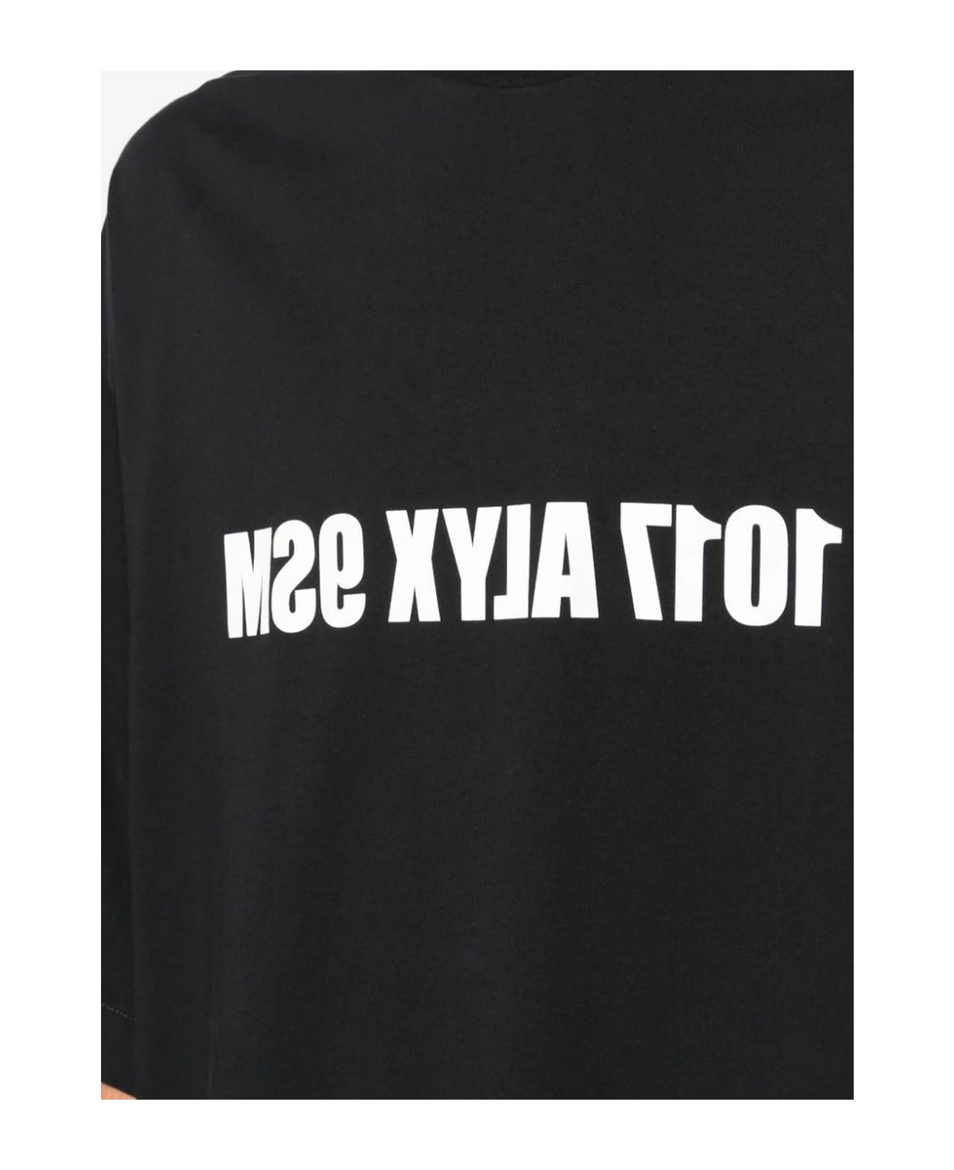 1017 ALYX 9SM Black Cotton T-shirt - Nero