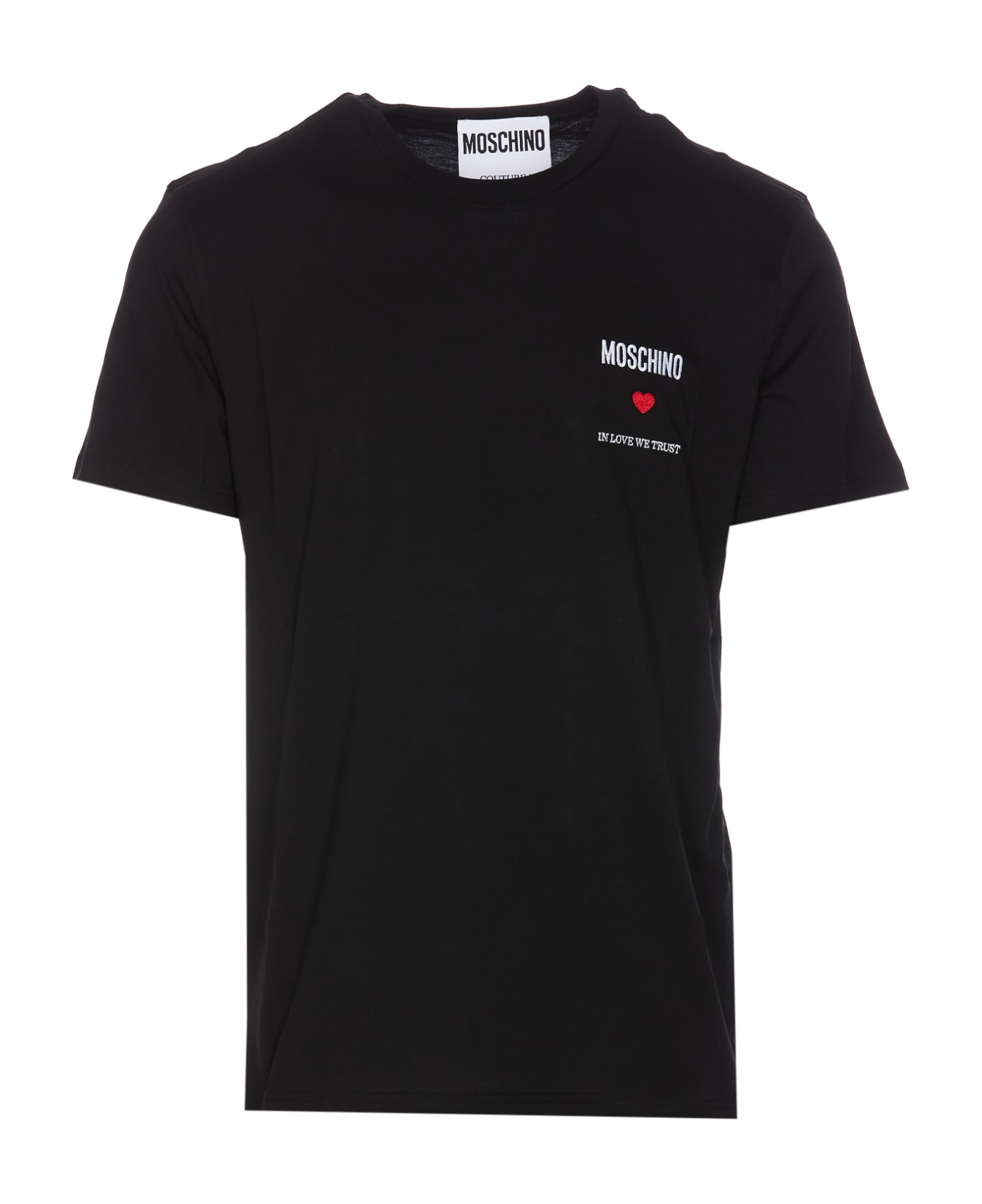 Moschino In Love We Trust T-shirt - Black シャツ