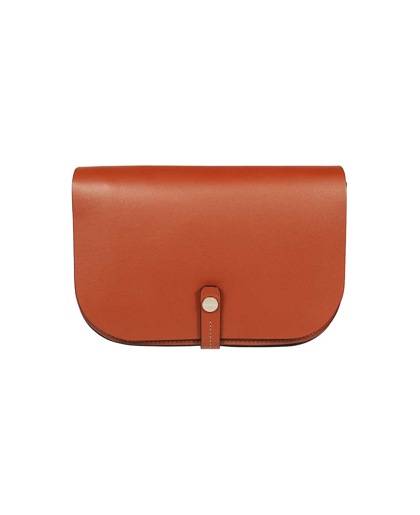 Il Bisonte Leather Crossbody Bag - brown
