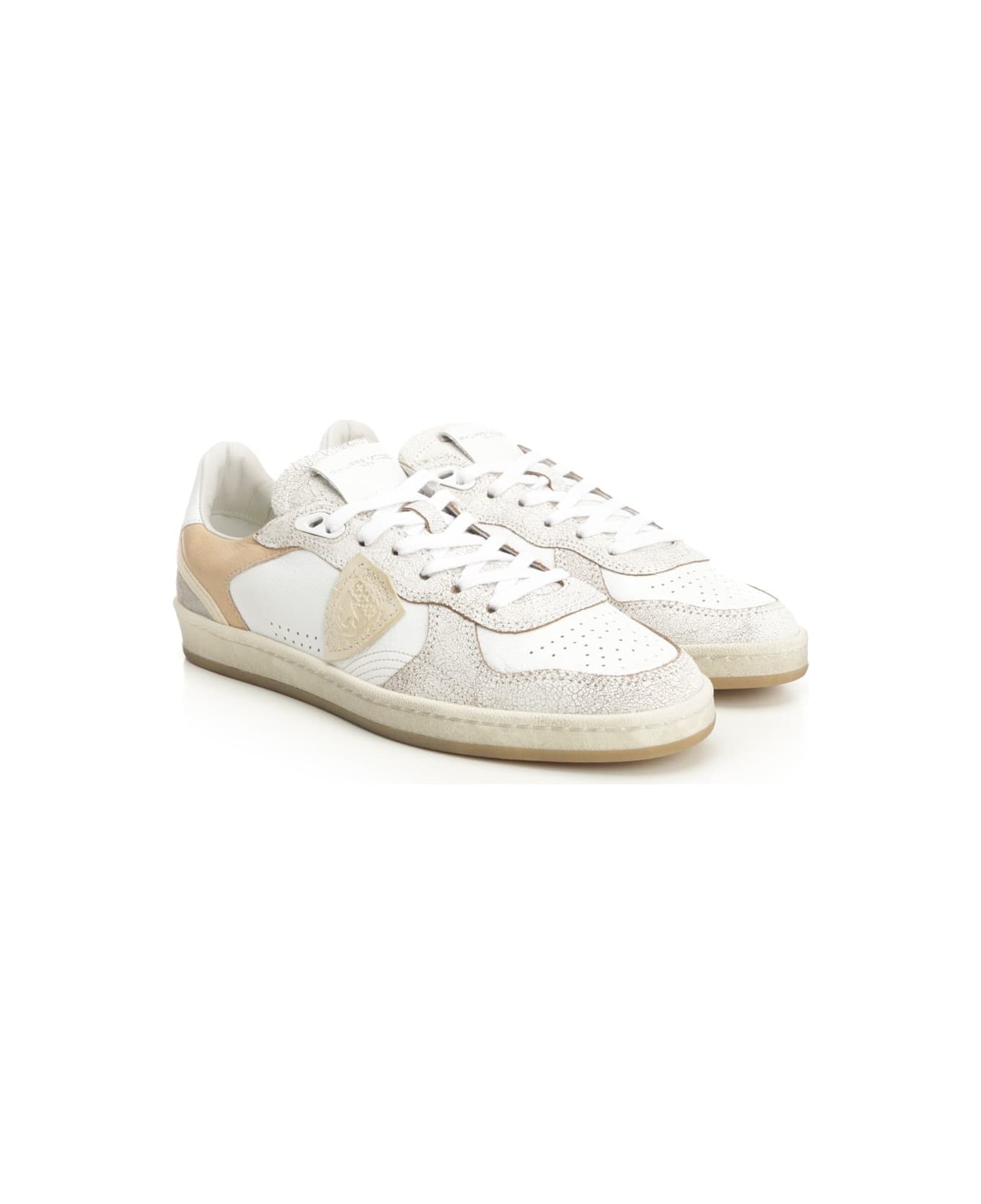 Philippe Model 'pgal' Sneakers - WHITE/GREY