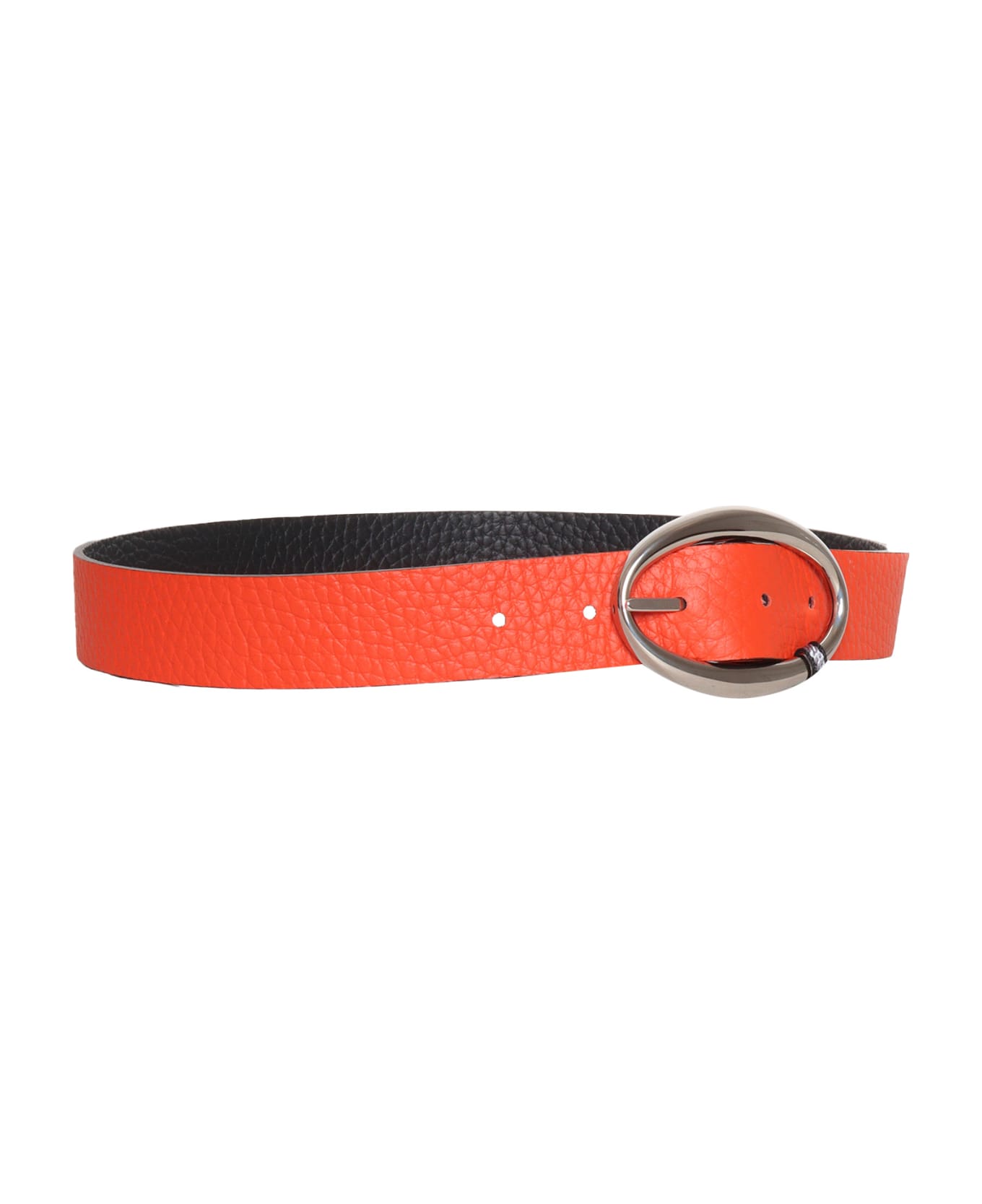 Orciani Red Smooth Leather Belt - RED