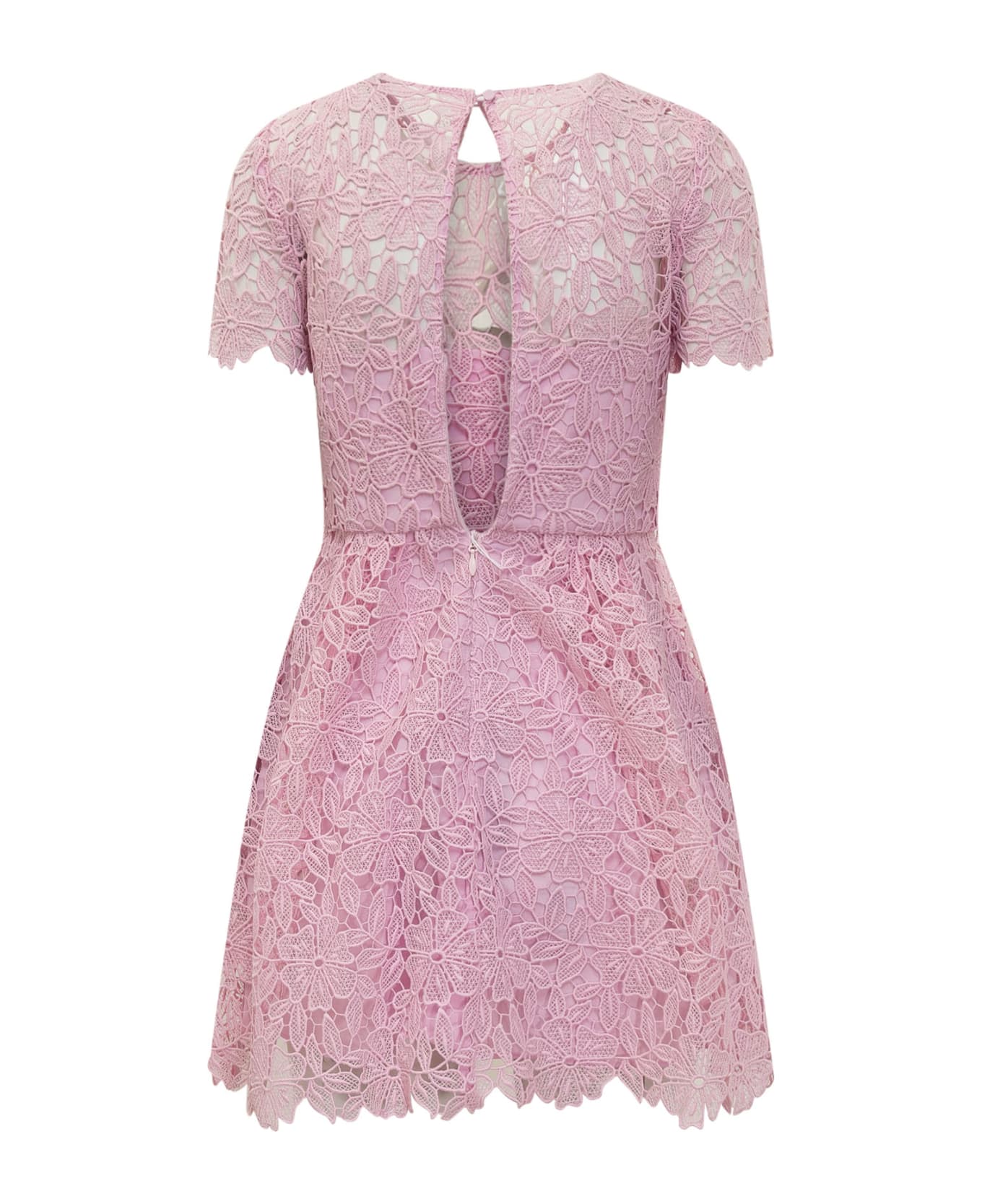 self-portrait Guipiere Lace Mini Dress - Pink ワンピース＆ドレス