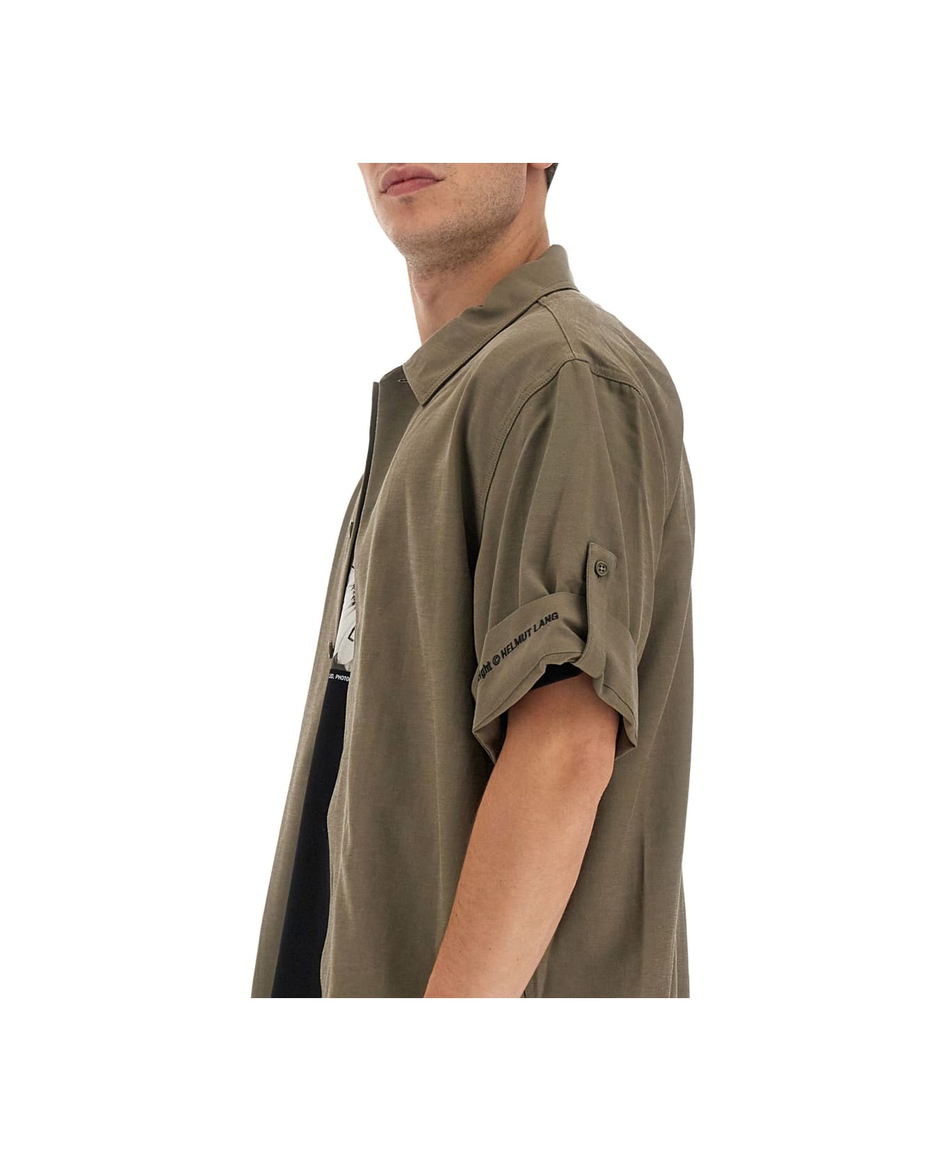 Helmut Lang Regular Fit Shirt - GREEN