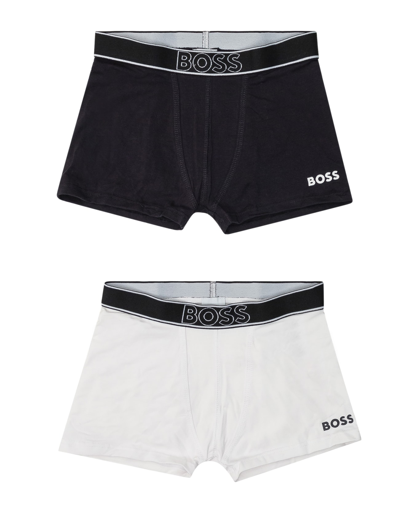 Hugo Boss Set Of 2 Boxer Shorts - NERO アンダーウェア