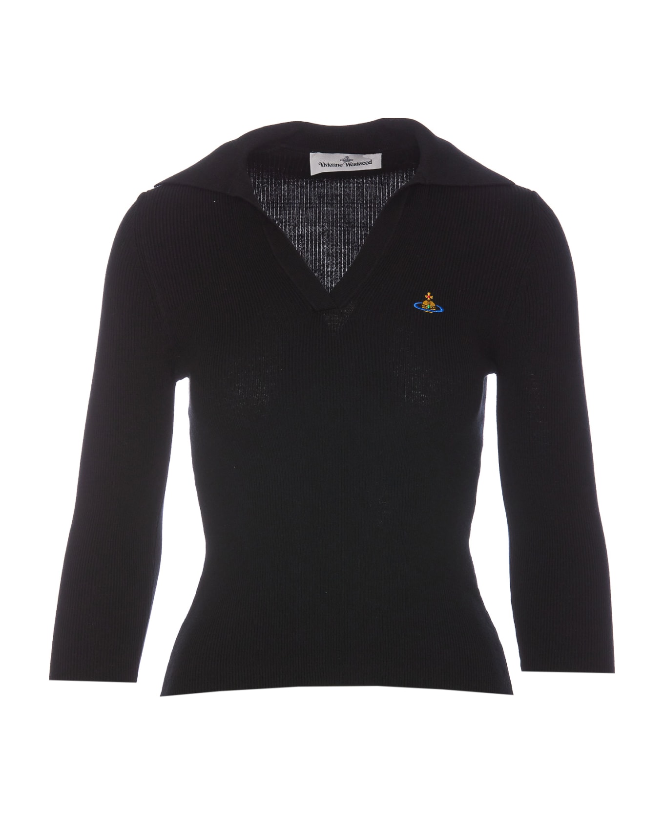 Vivienne Westwood Marina Polo - Black