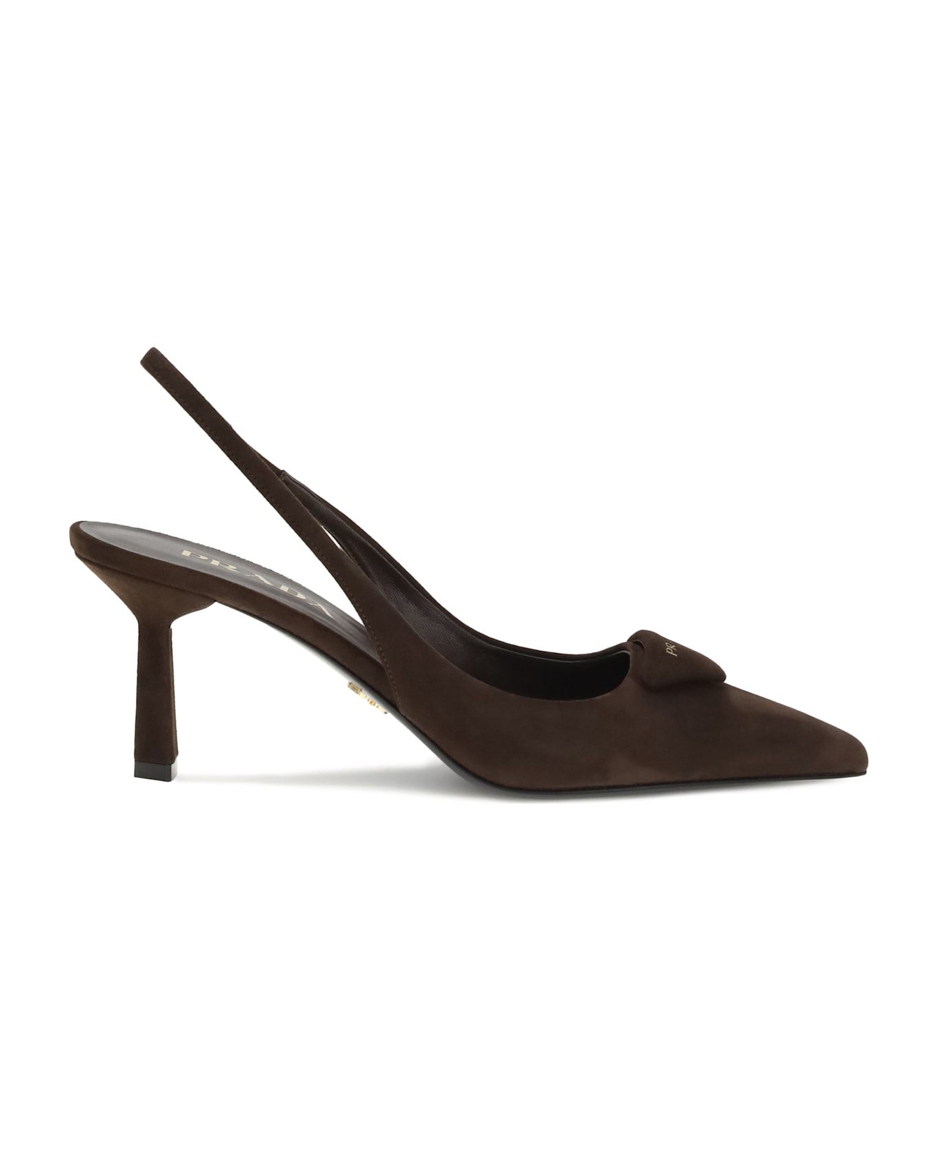 Prada Suede Slingback Pumps