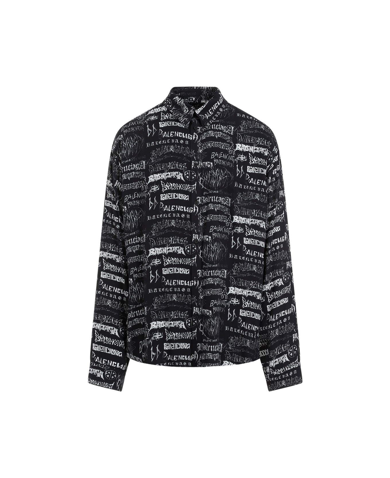 Balenciaga L/s Large Fit Shirt - Black