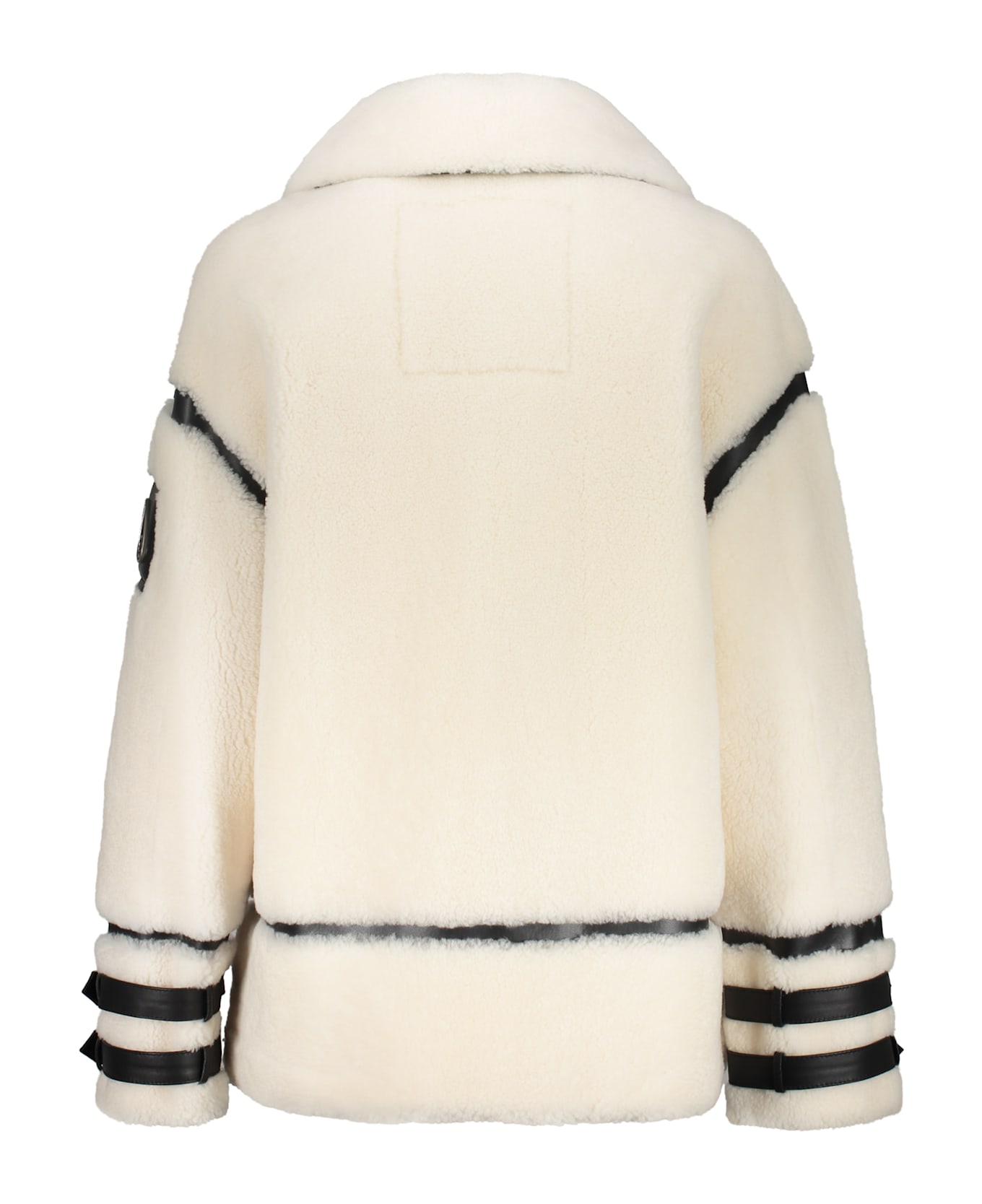Moose Knuckles Golden Prairie Sheepskin Jacket - White