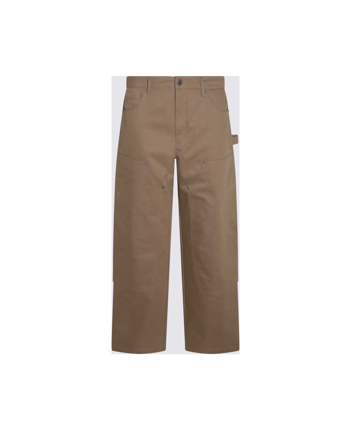 Golden Goose Brown Cotton Pants - Beige