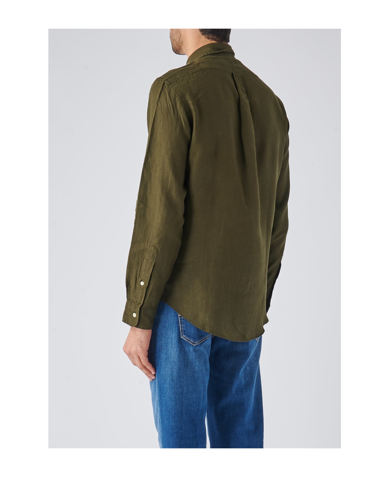 Ralph Lauren Long Sleeve Sport Shirt Shirt - Green シャツ
