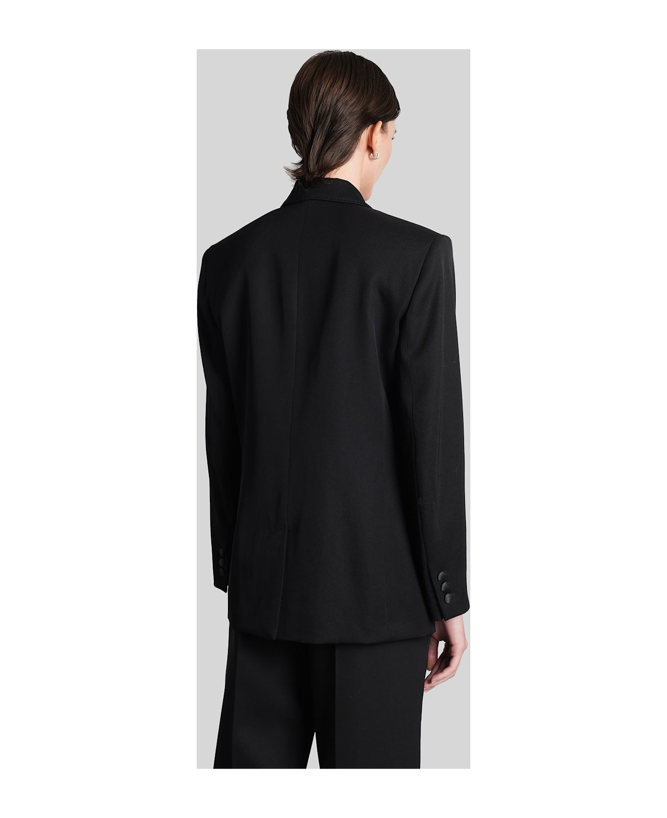 Isabel Marant Lilya Blazer In Black Wool - black