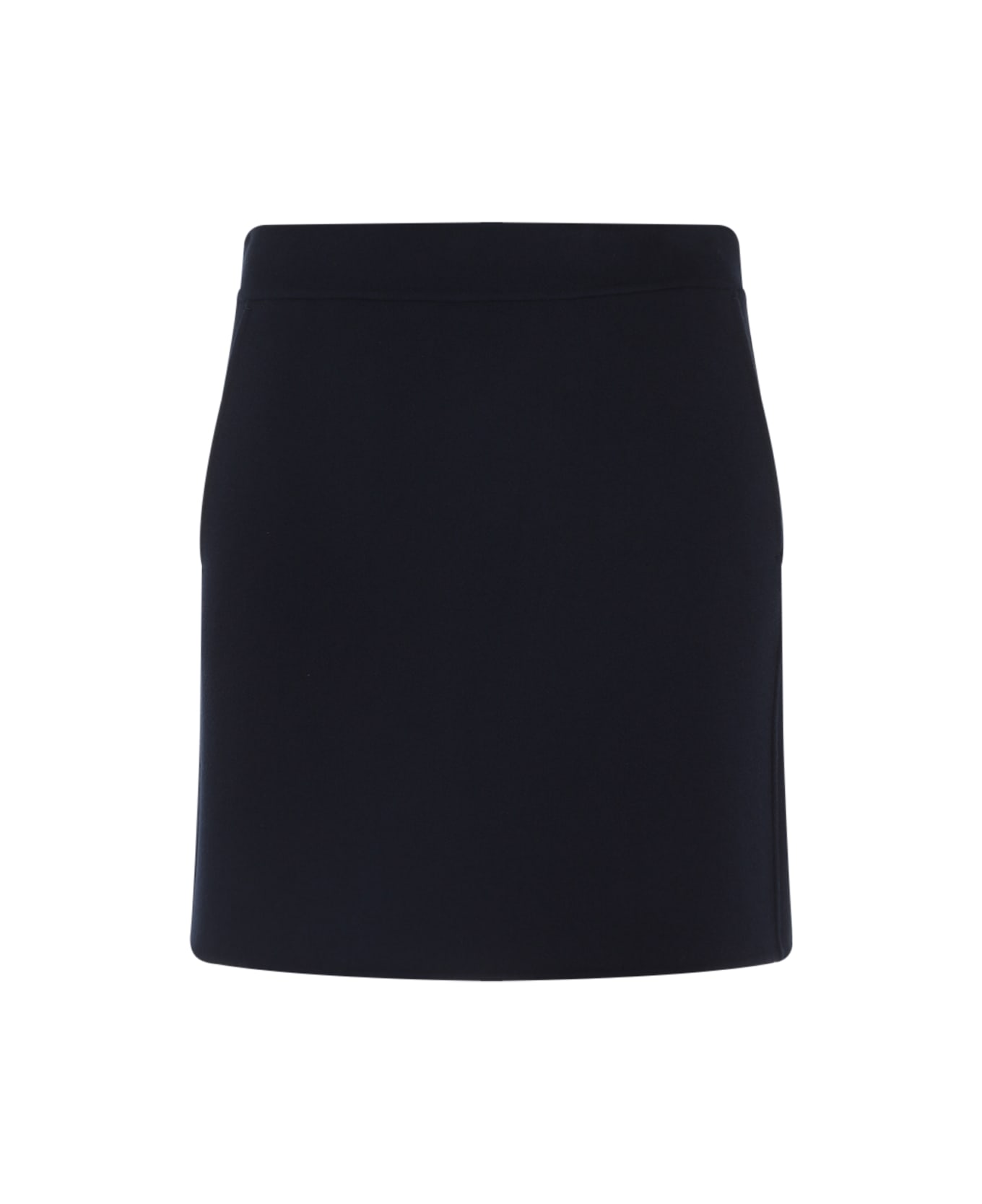 
S Max Mara Aida Panno Mini Skirt - Blu