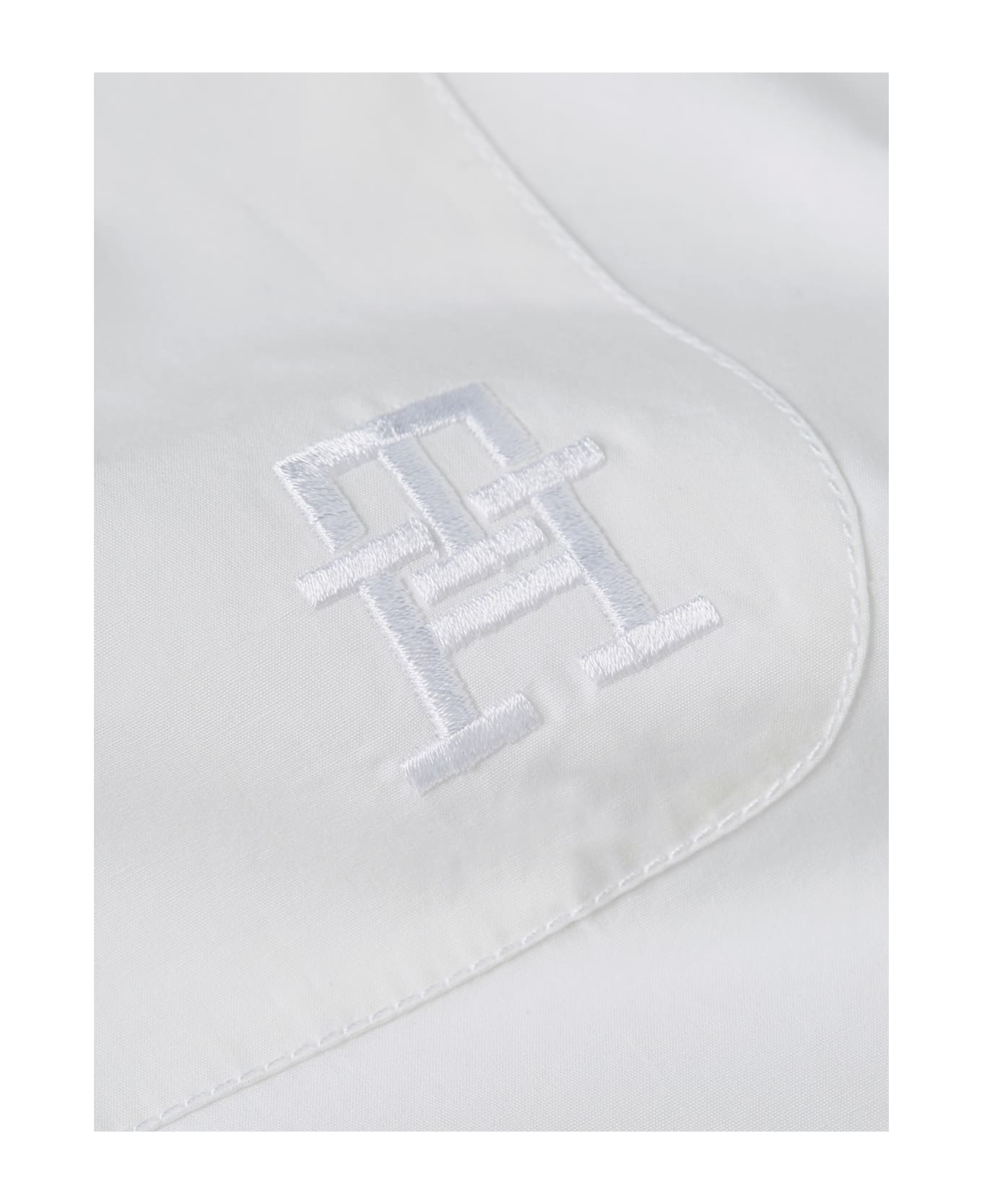 Tommy Hilfiger White Long-sleeved Shirt - OPTIC WHITE