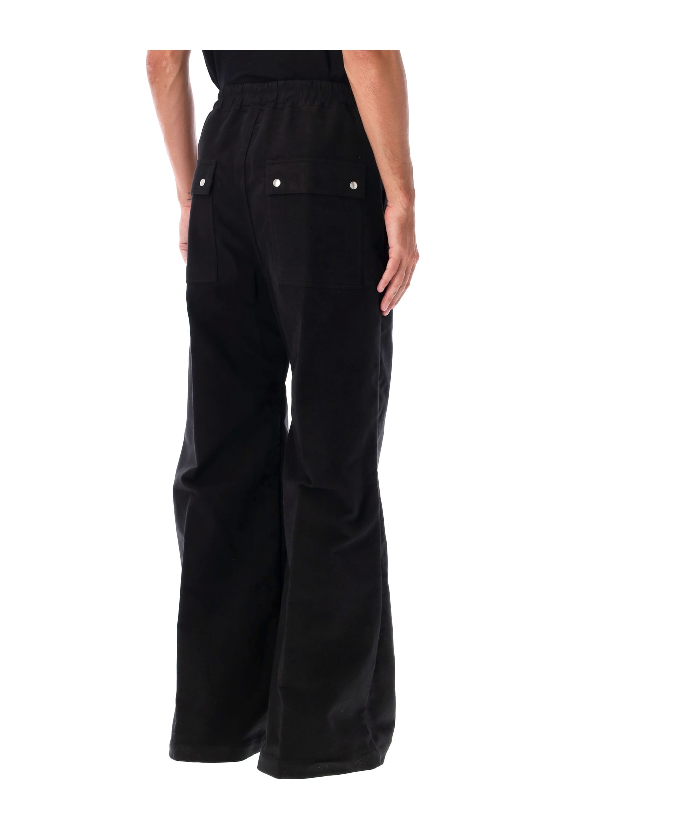 rick owens porterville bela カーゴベラ　44 Black Porterville Bela Trousers by Rick Owens on Sale
