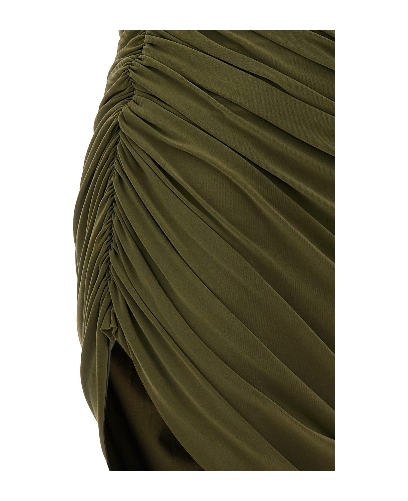 Norma Kamali 'diana Mini' Dress - Green