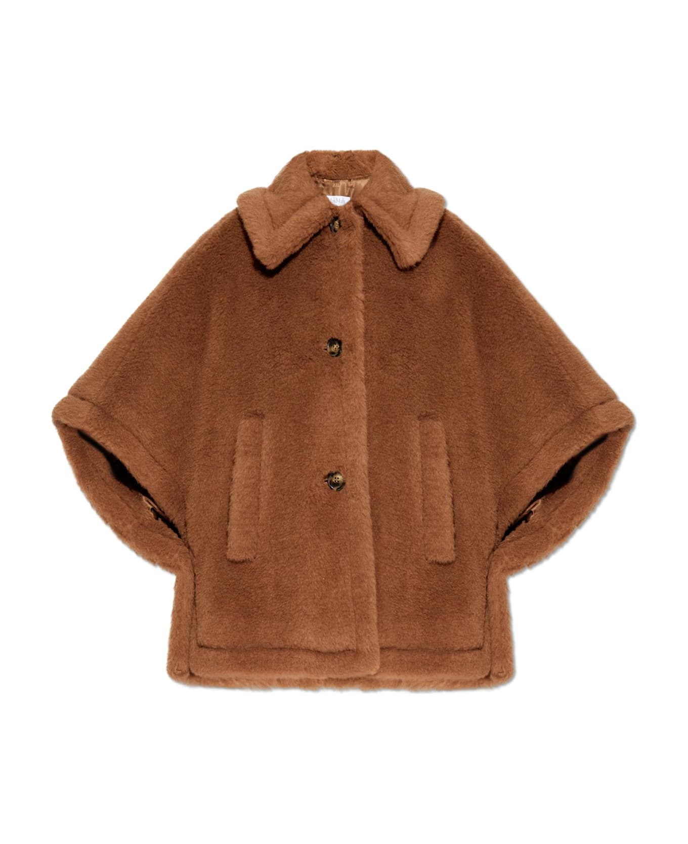 Max Mara Fur Poncho Tenebre - Camel