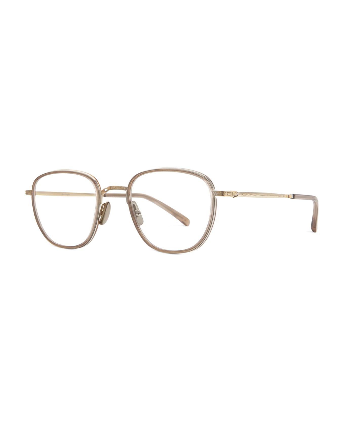 Mr. Leight Griffith Ii C Topaz-12k White Gold Glasses - Topaz-12K White Gold