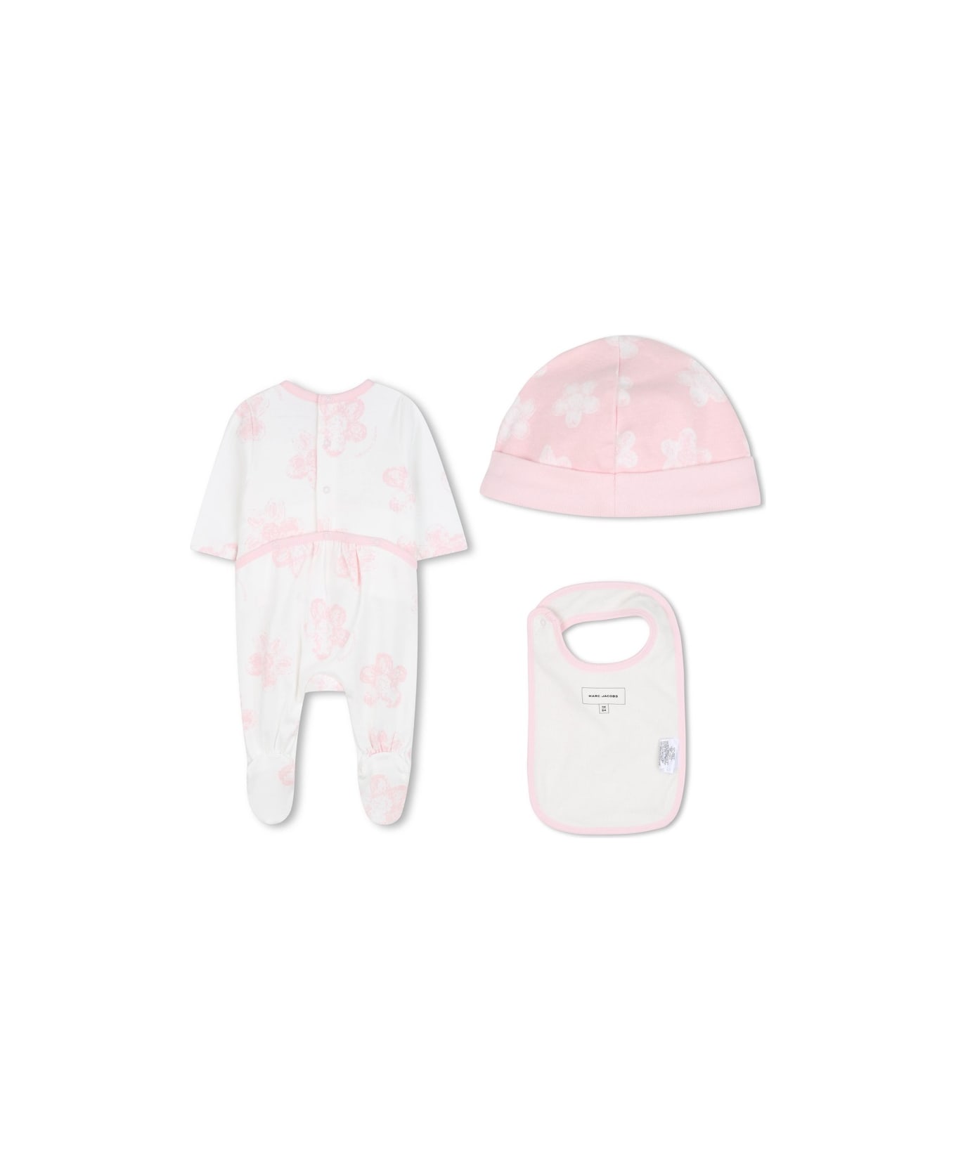 Marc Jacobs Pajama Set With Gag And Hat - PINK