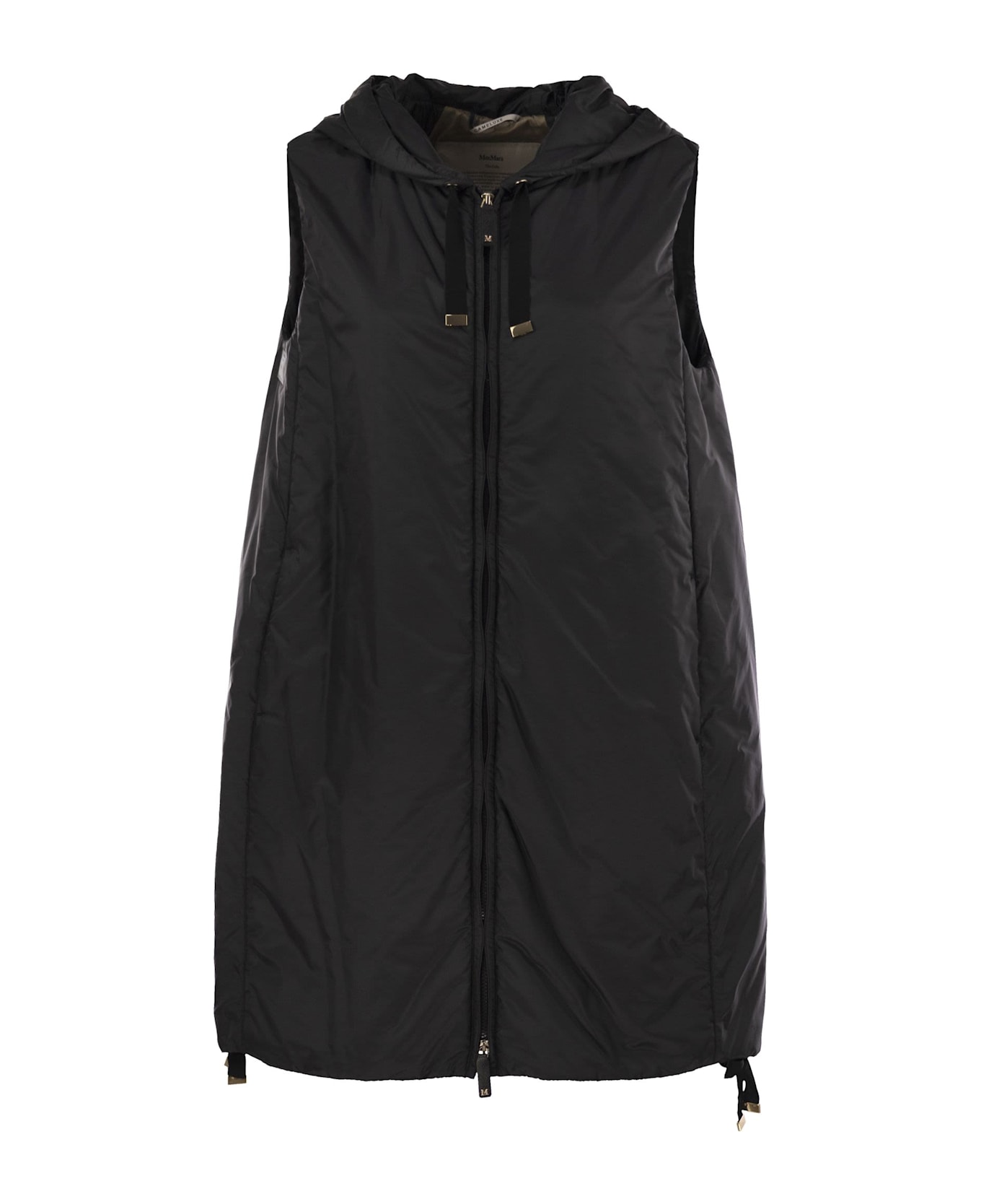 Max Mara The Cube Greengi - Drip-proof Canvas Waistcoat - Black