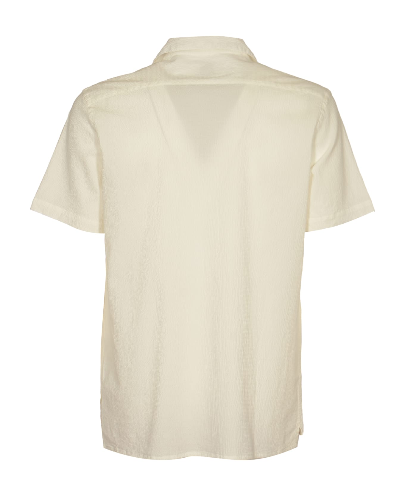 Paul Smith Formal Plain Short-sleeved Shirt - Off White