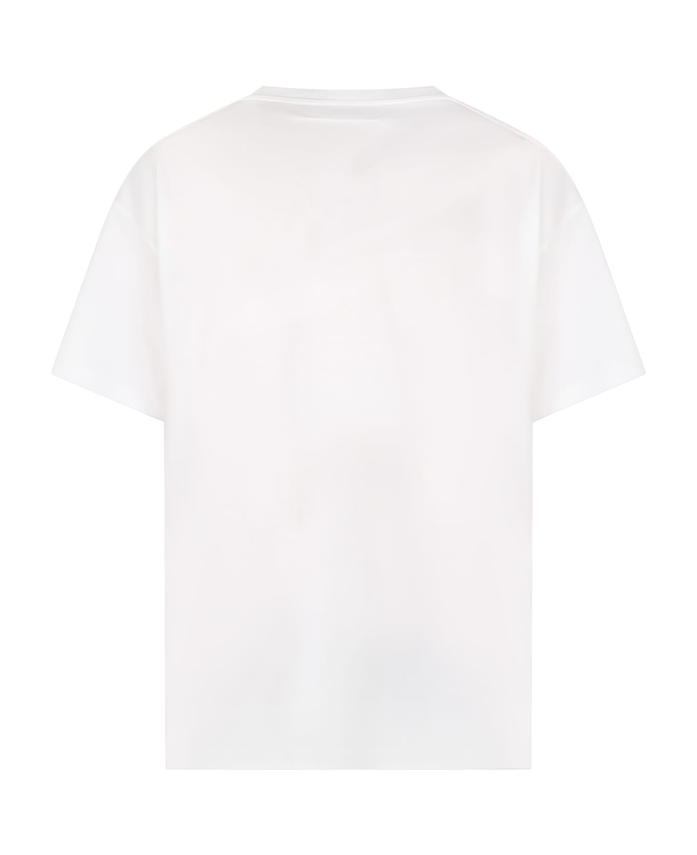 MM6 Maison Margiela White T-shirt For Kids With Logo - White