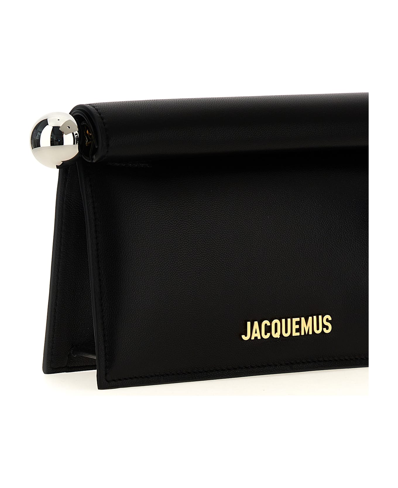 Jacquemus 
la Petite Pochette Rond Carré
 Clutch - Black  