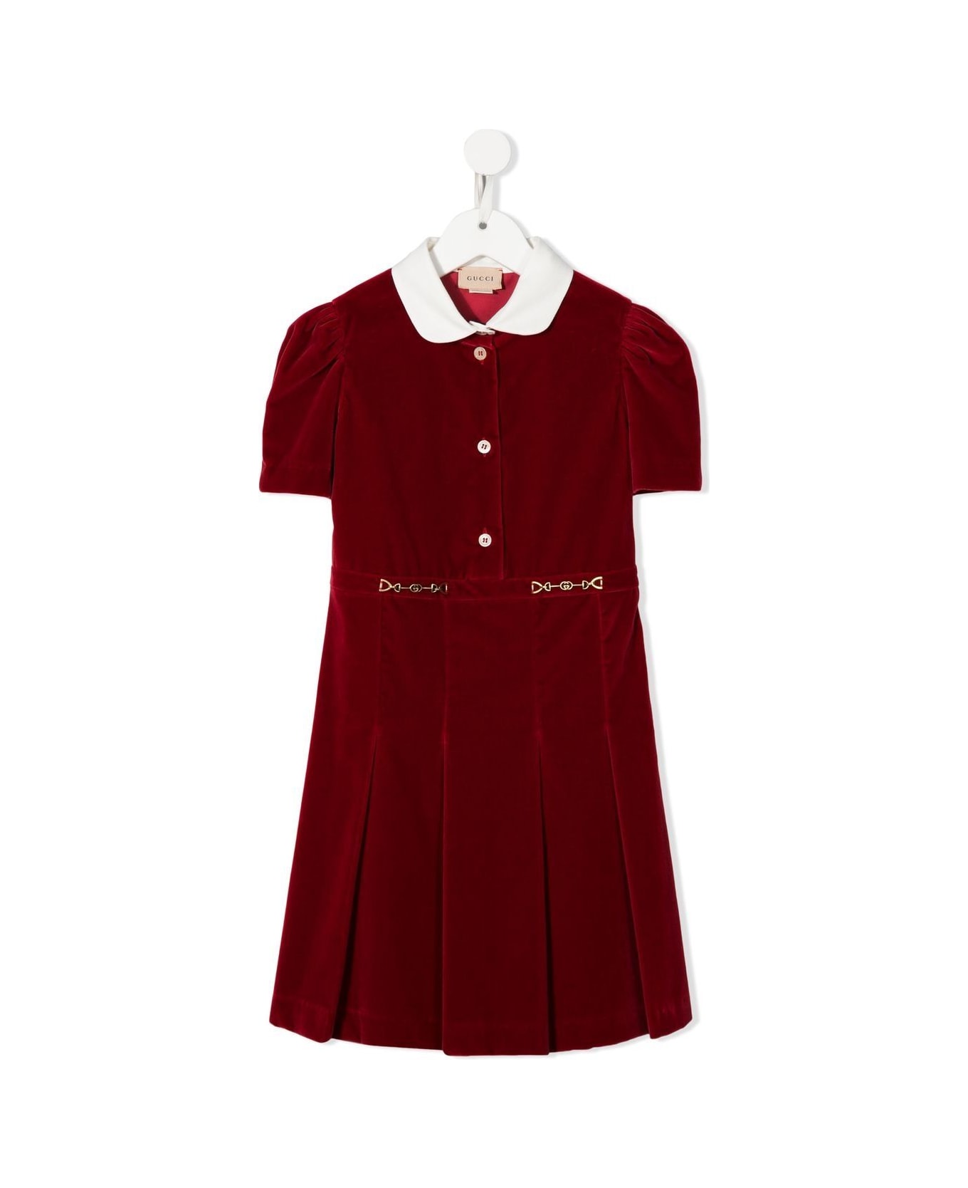Gucci Red Linen Dress - Rosso
