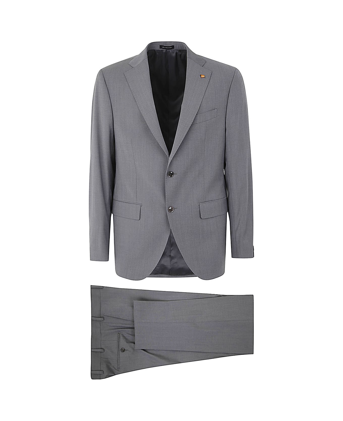 Sartoria Latorre Suit With Two Buttons - Lead
