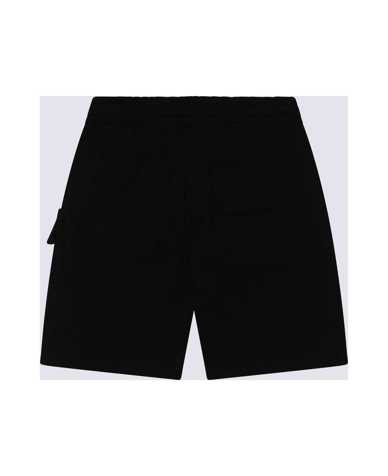 C.P. Company Black Cotton Bermuda Shorts - NERO/BLACK