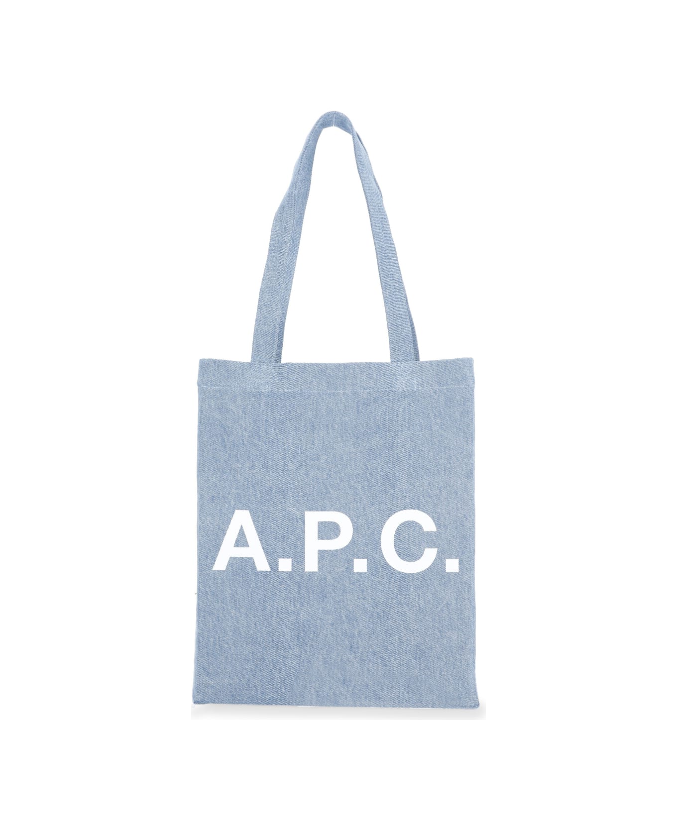 A.P.C. Lou Shopping Bag - Light Blue