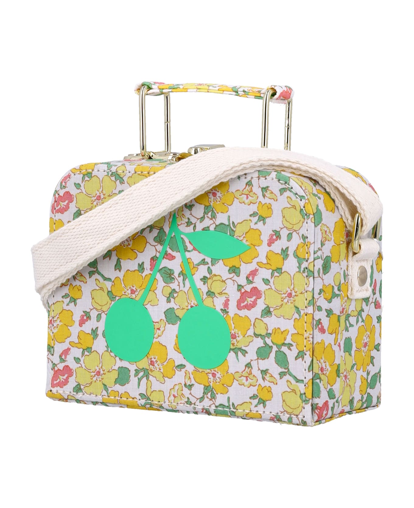 Bonpoint Kid - Mini Suitcase Shoulder Bag - YELLOW