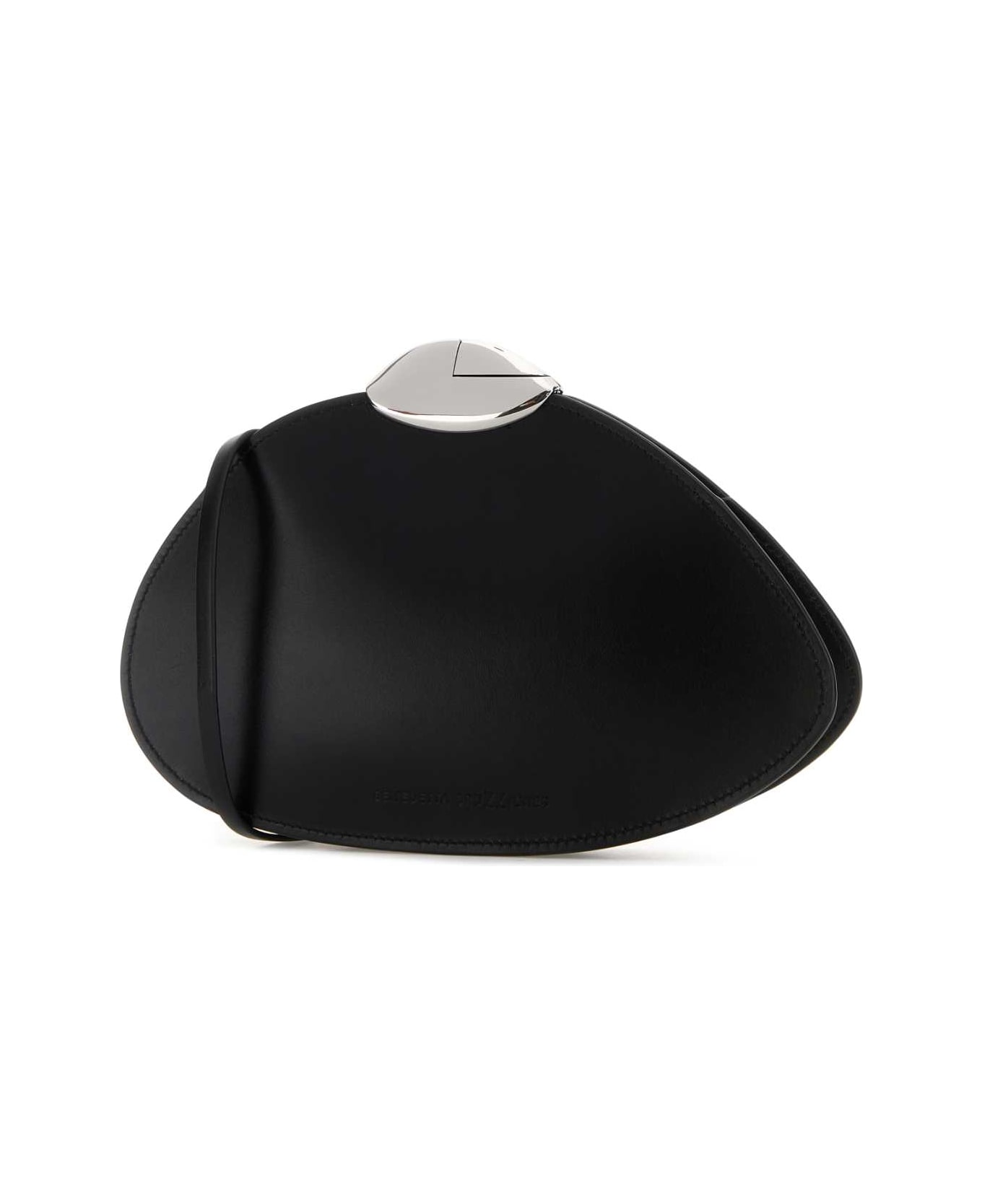 Benedetta Bruzziches Black Leather Belle De Jour Clutch - NIGHTLY