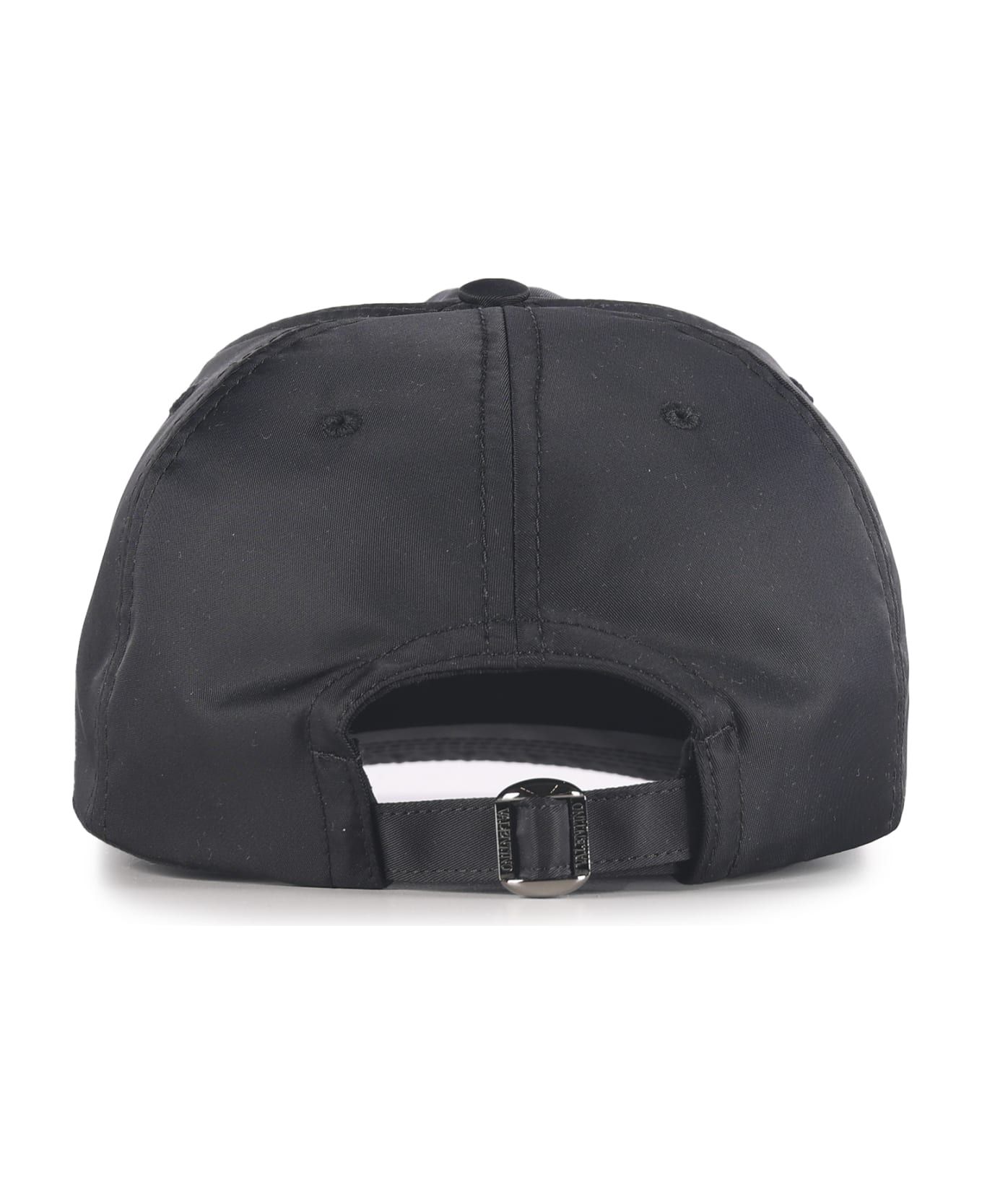 Valentino Garavani Black Baseball Cap - Black 帽子