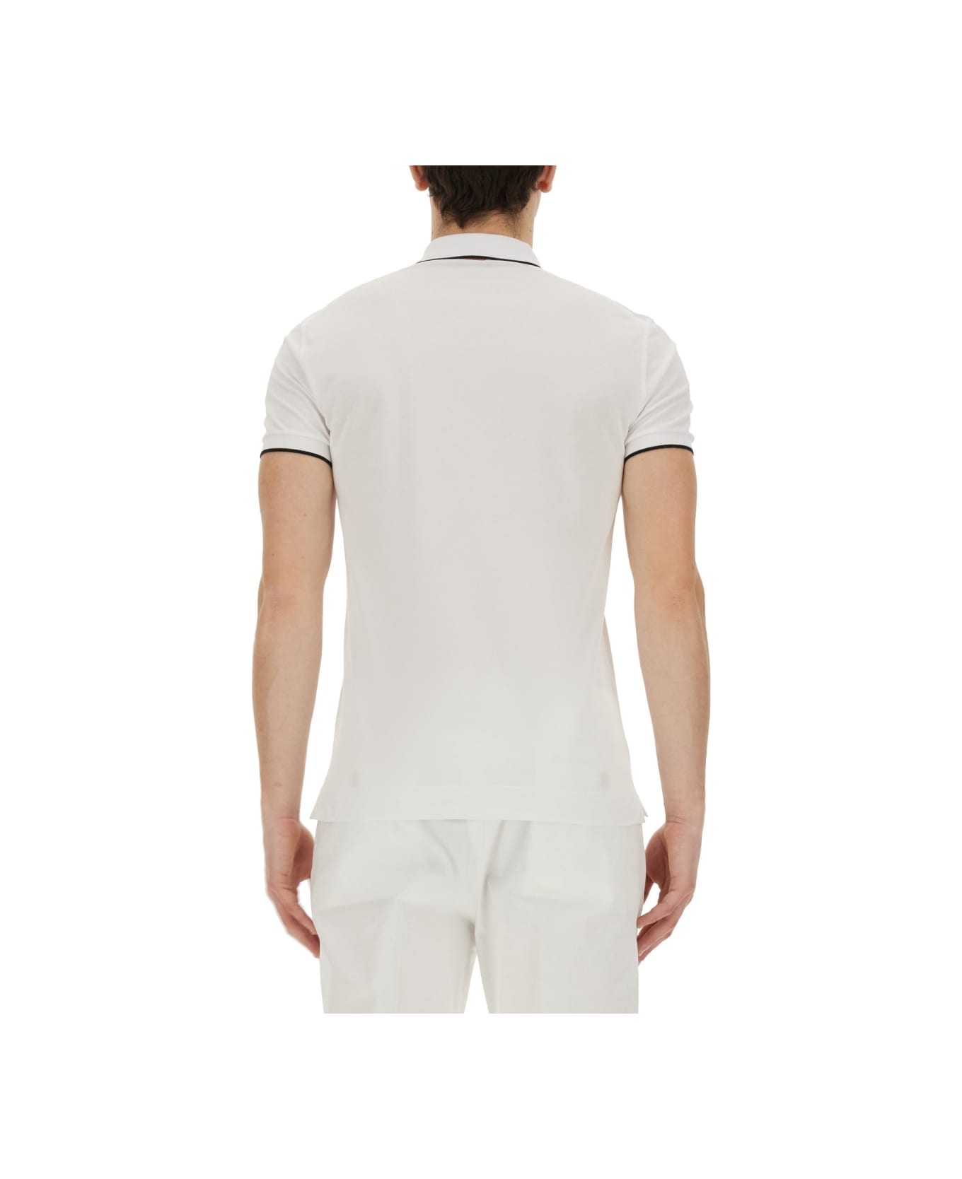 Zegna Polo With Logo - WHITE