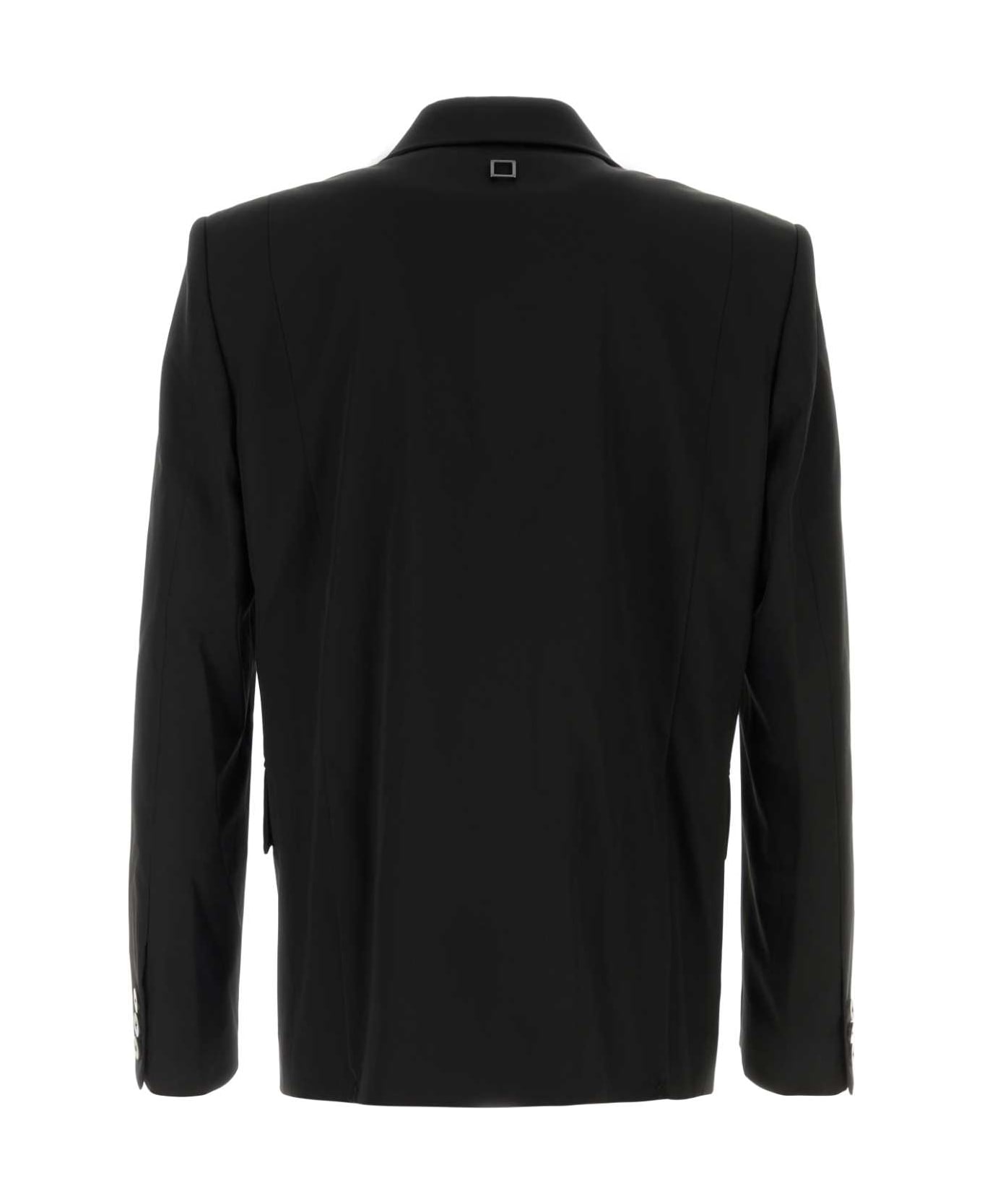 WOOYOUNGMI Black Wool Blazer - BLACK