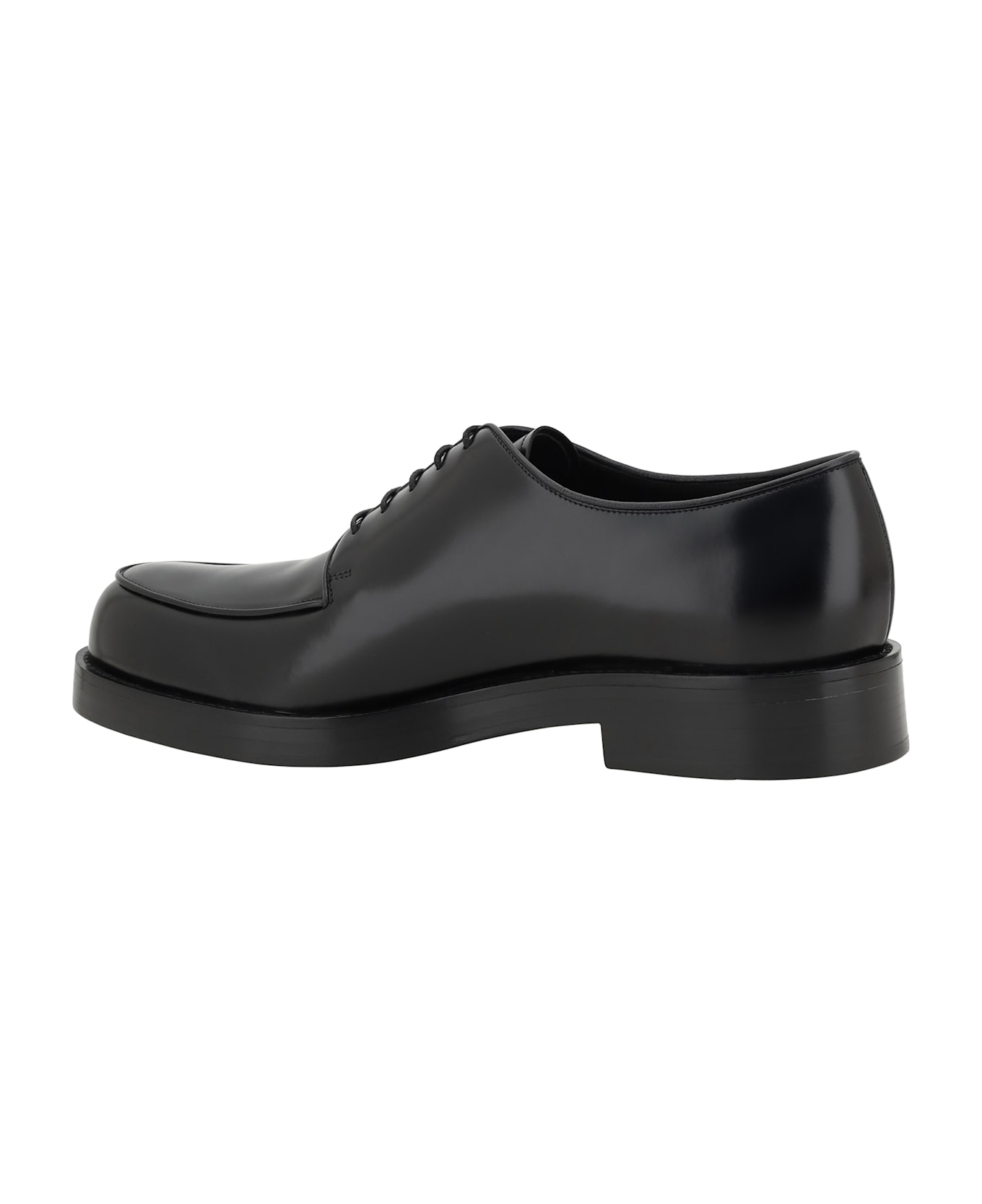 Prada Lace Up Shoes - Black