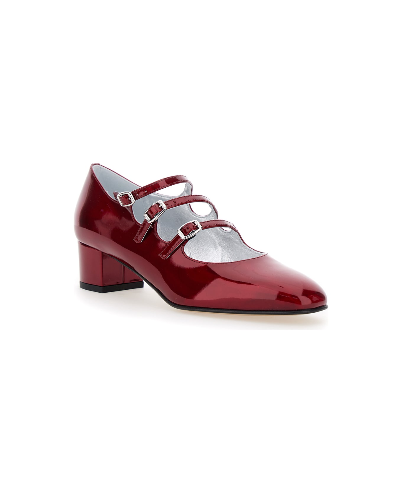 Carel 
kira 24 Reflex
 Red Pumps With Straps In Patent Leather Woman - Red