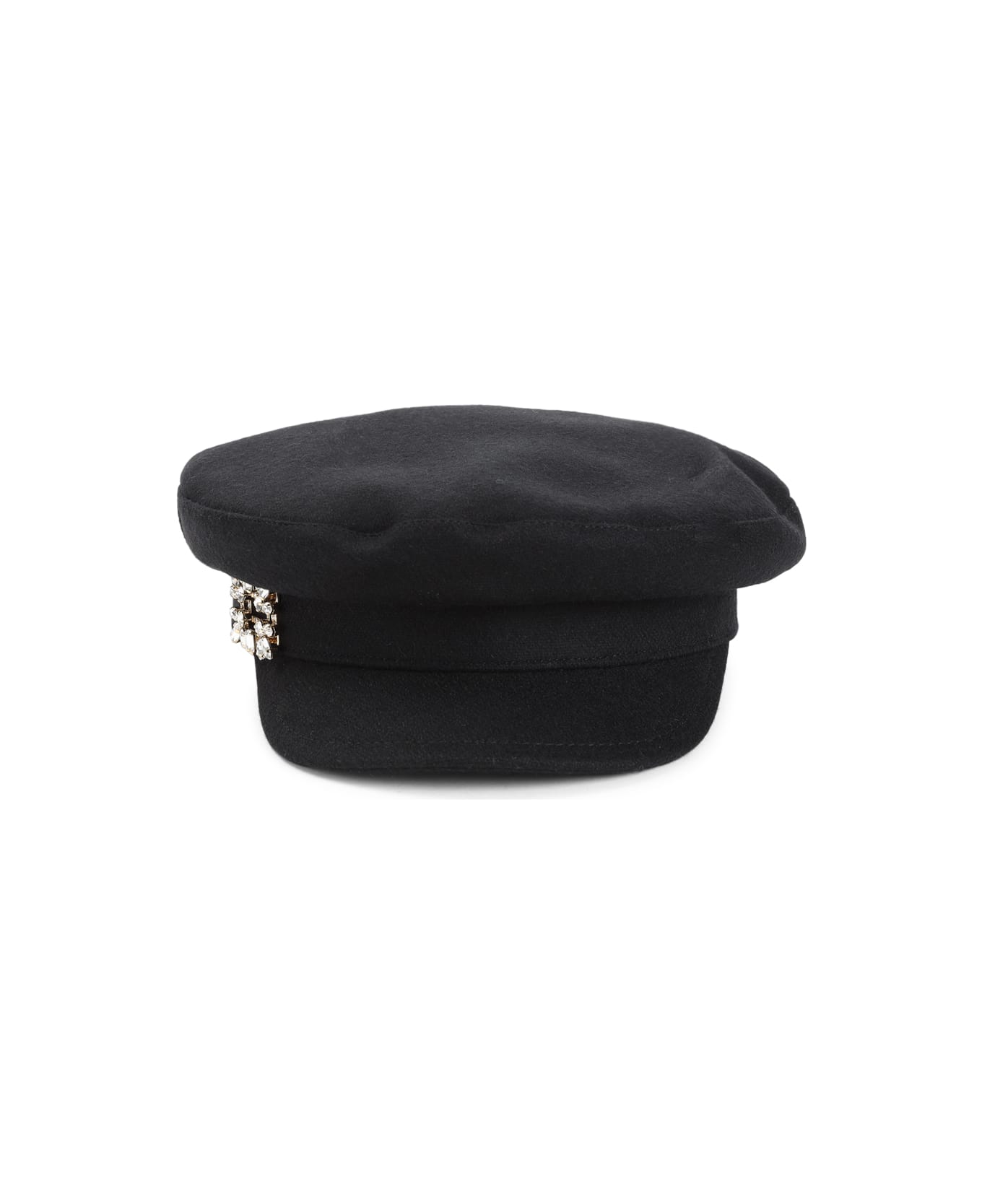Roger Vivier Broche Sailor Hat - Nero