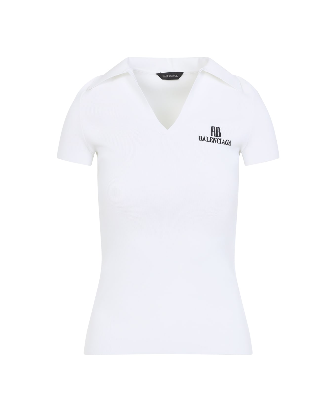 Balenciaga Polo - White Black