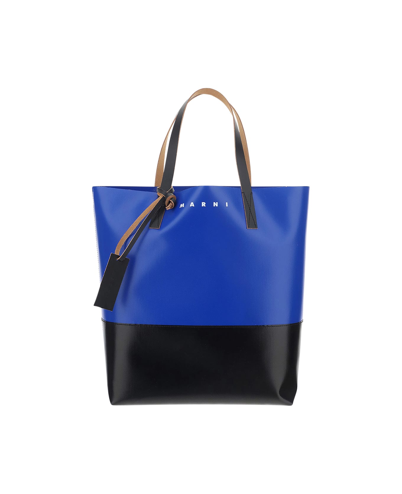 Marni Shopping Bag - Blu/nero