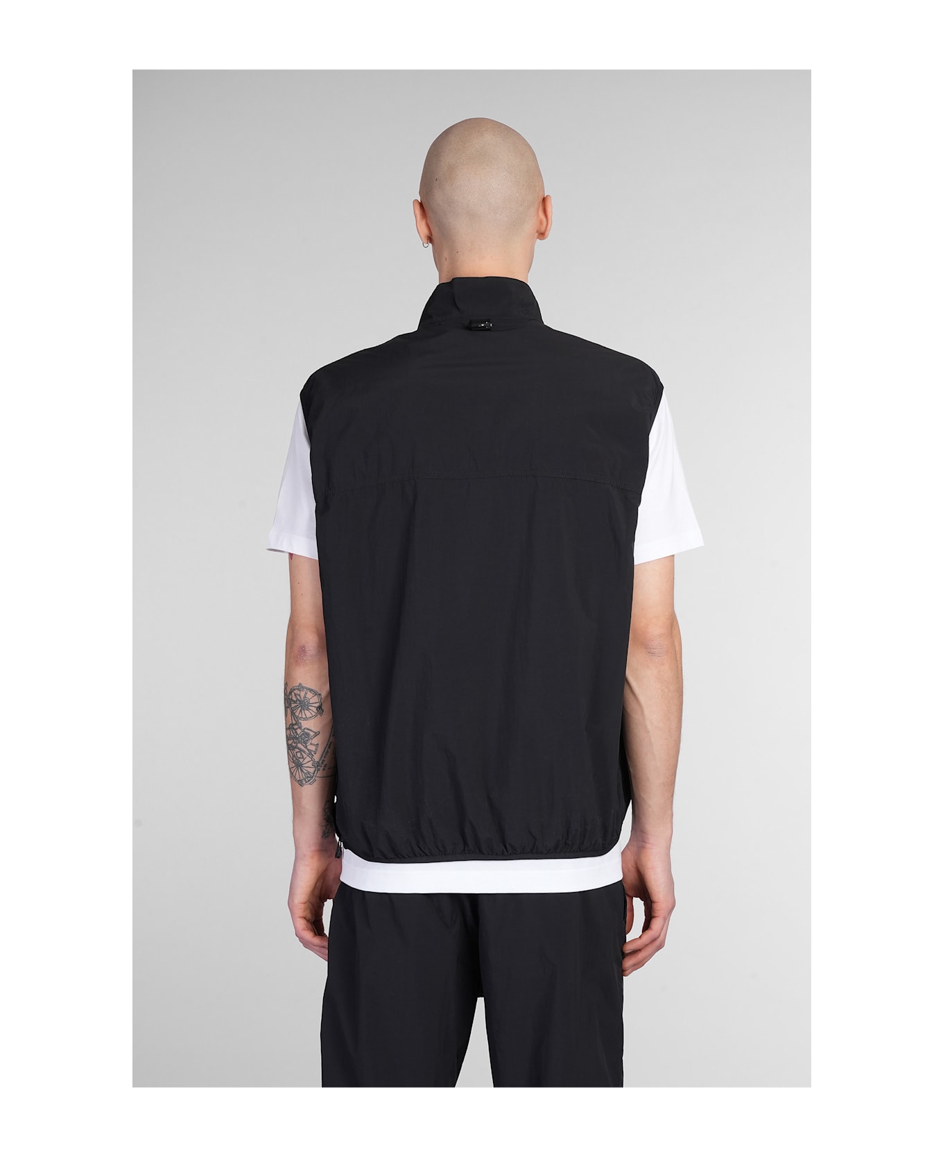 Comme des Garçons Homme Vest In Black Nylon - black