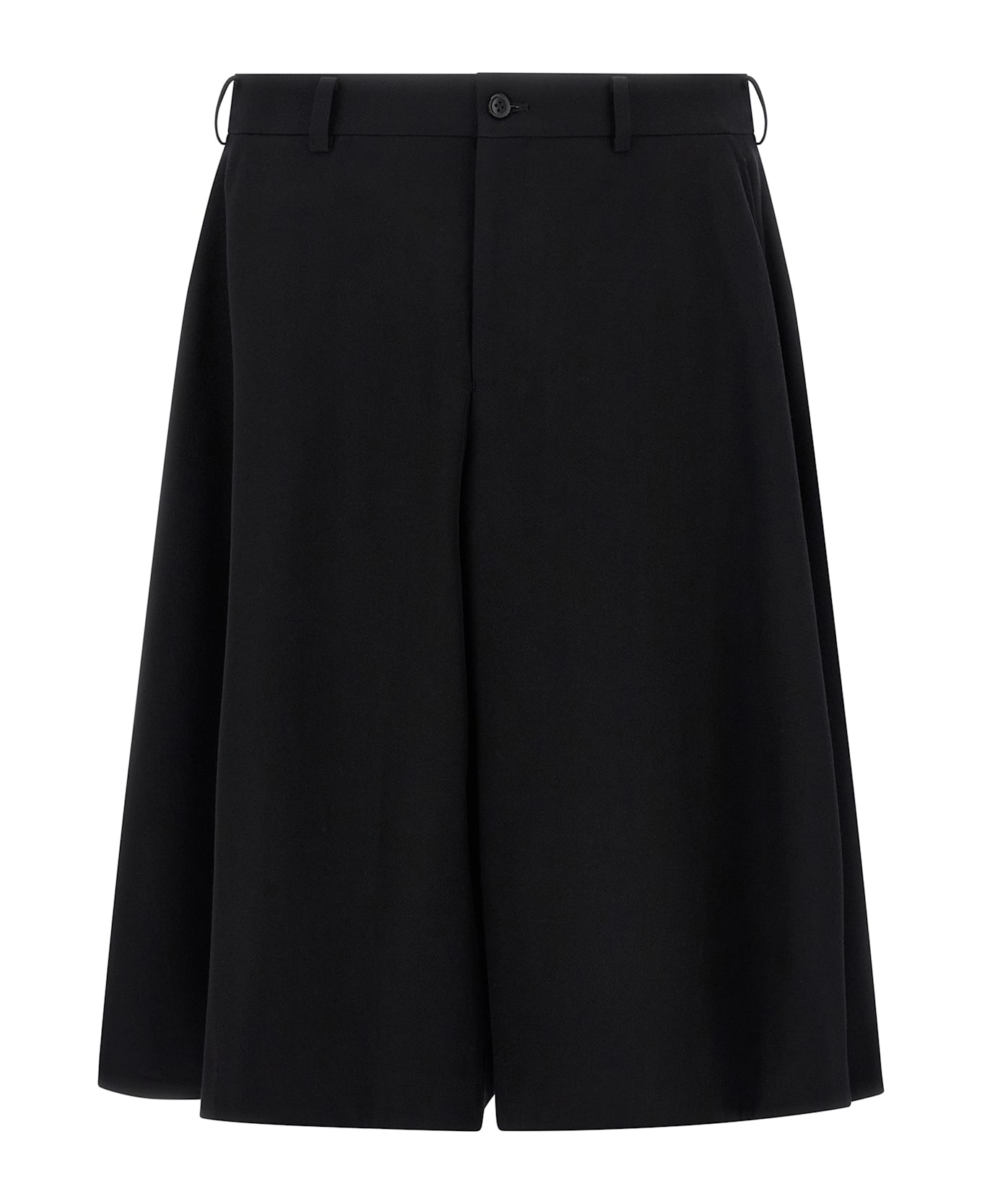 Comme Des Garçons Homme Plus Extra Loose Leg Bermuda Shorts - Black  