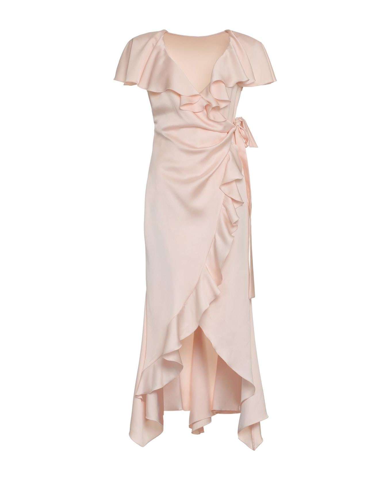 Philosophy di Lorenzo Serafini Ruffle Long Dress - Pink ワンピース＆ドレス